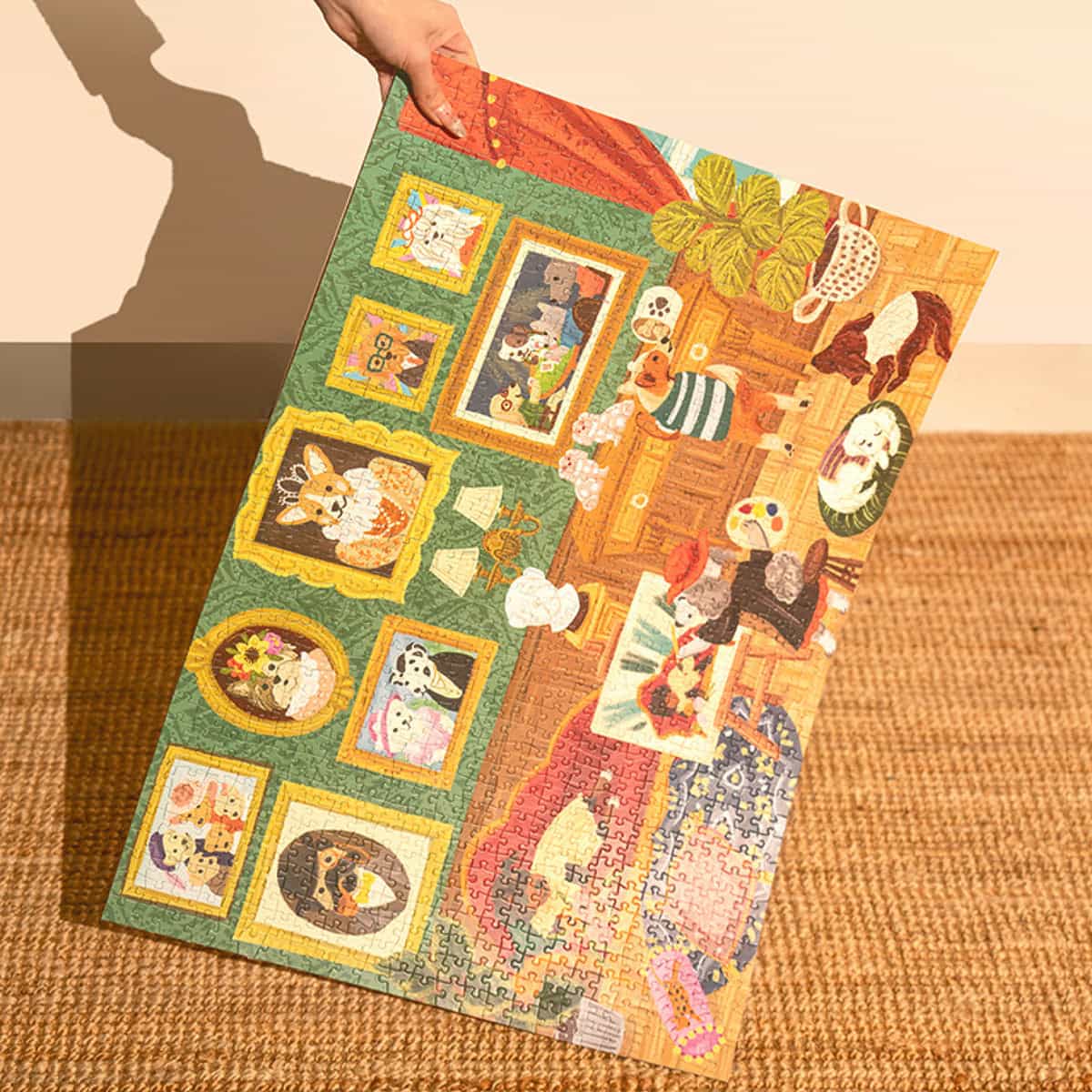 Rolife Doggie Art Gallery 1000 Piece Jigsaw Puzzle PT008