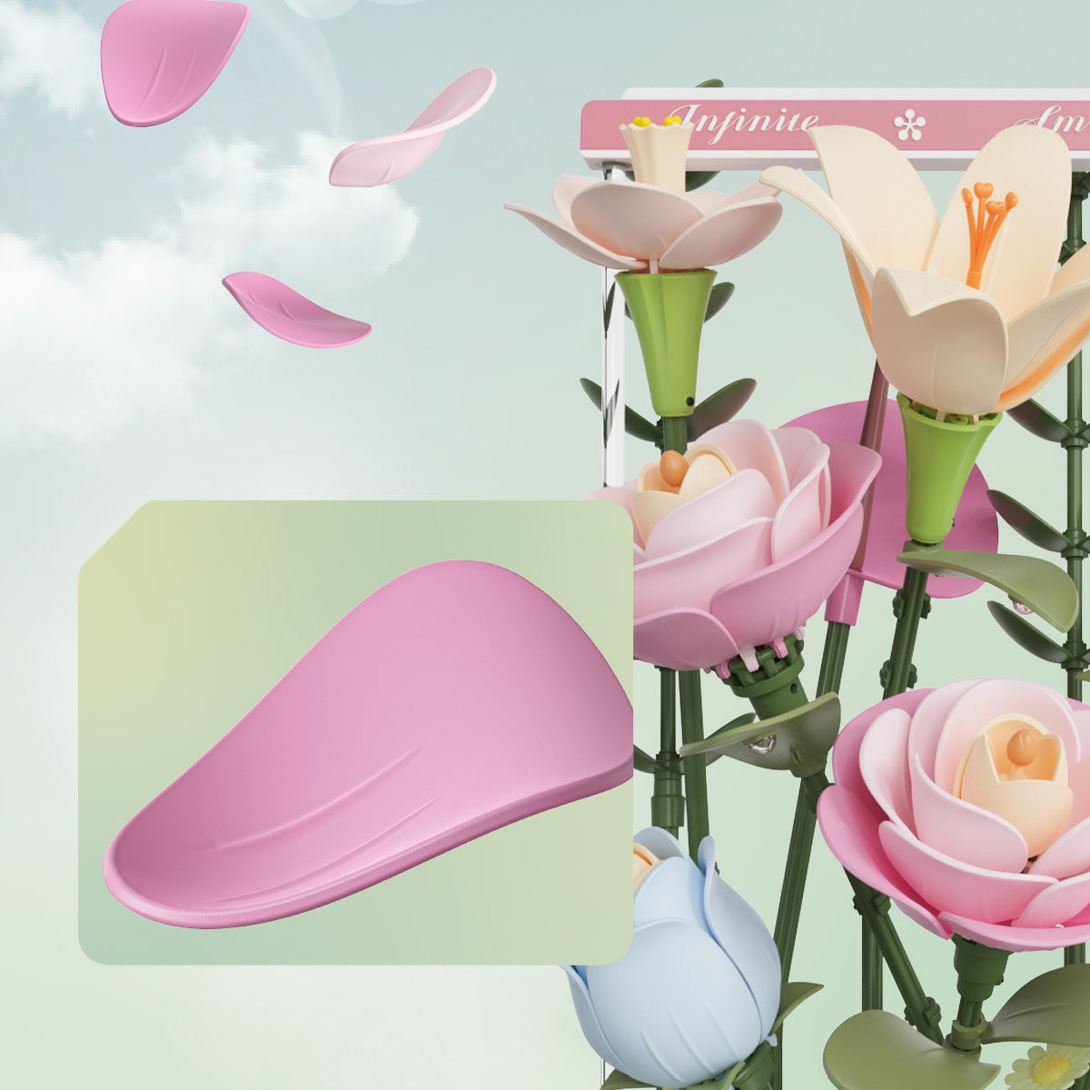 ROKR Bloeiende boeketdoos DIY 3D-puzzel AF01D