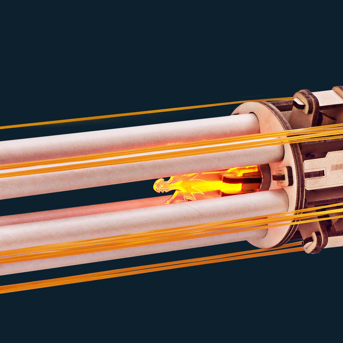 ROKR Rotating-Barrel Machine Toy Gun 3D Wooden Puzzle LQA01