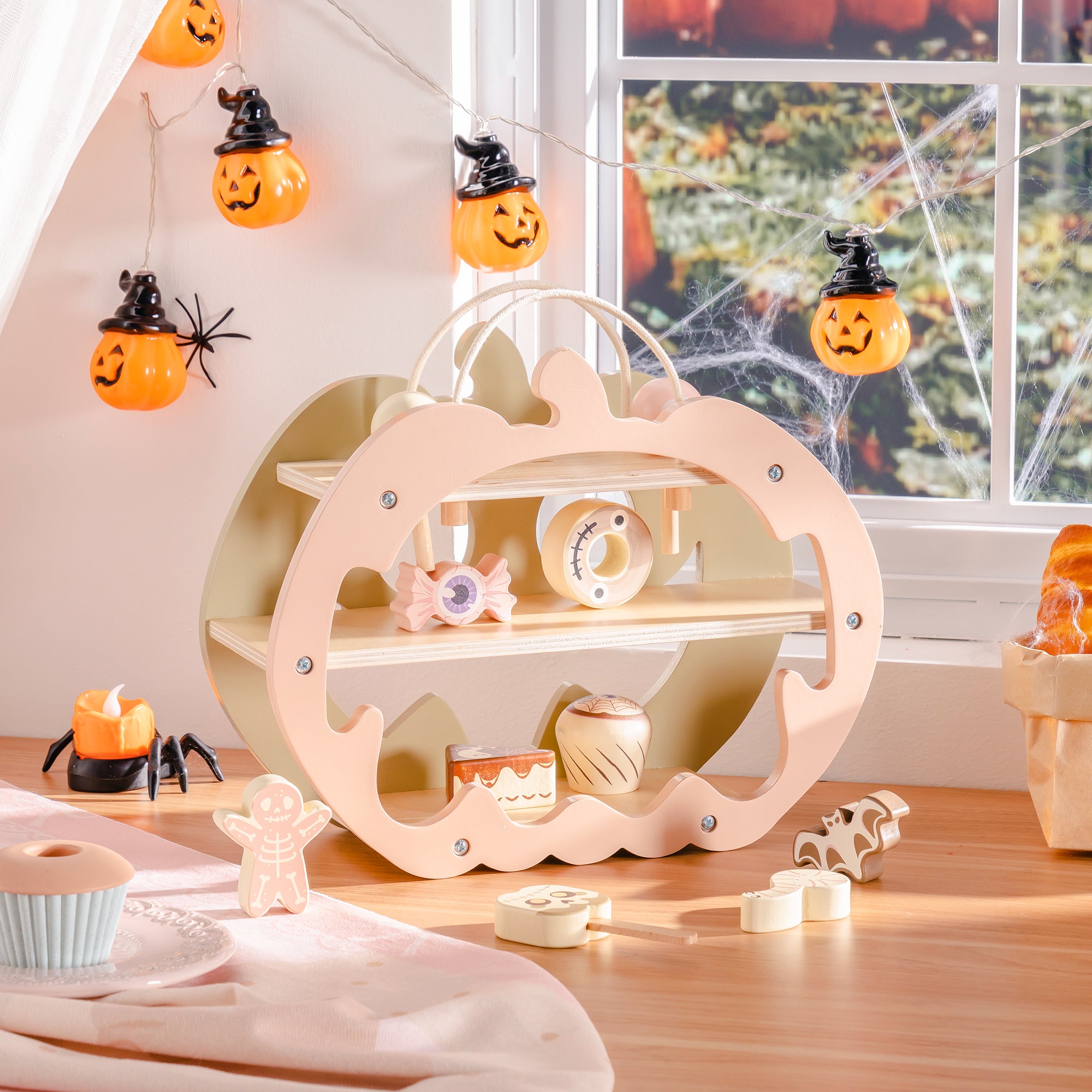 ROBUD Halloween Candy House Play Food Set for Kids