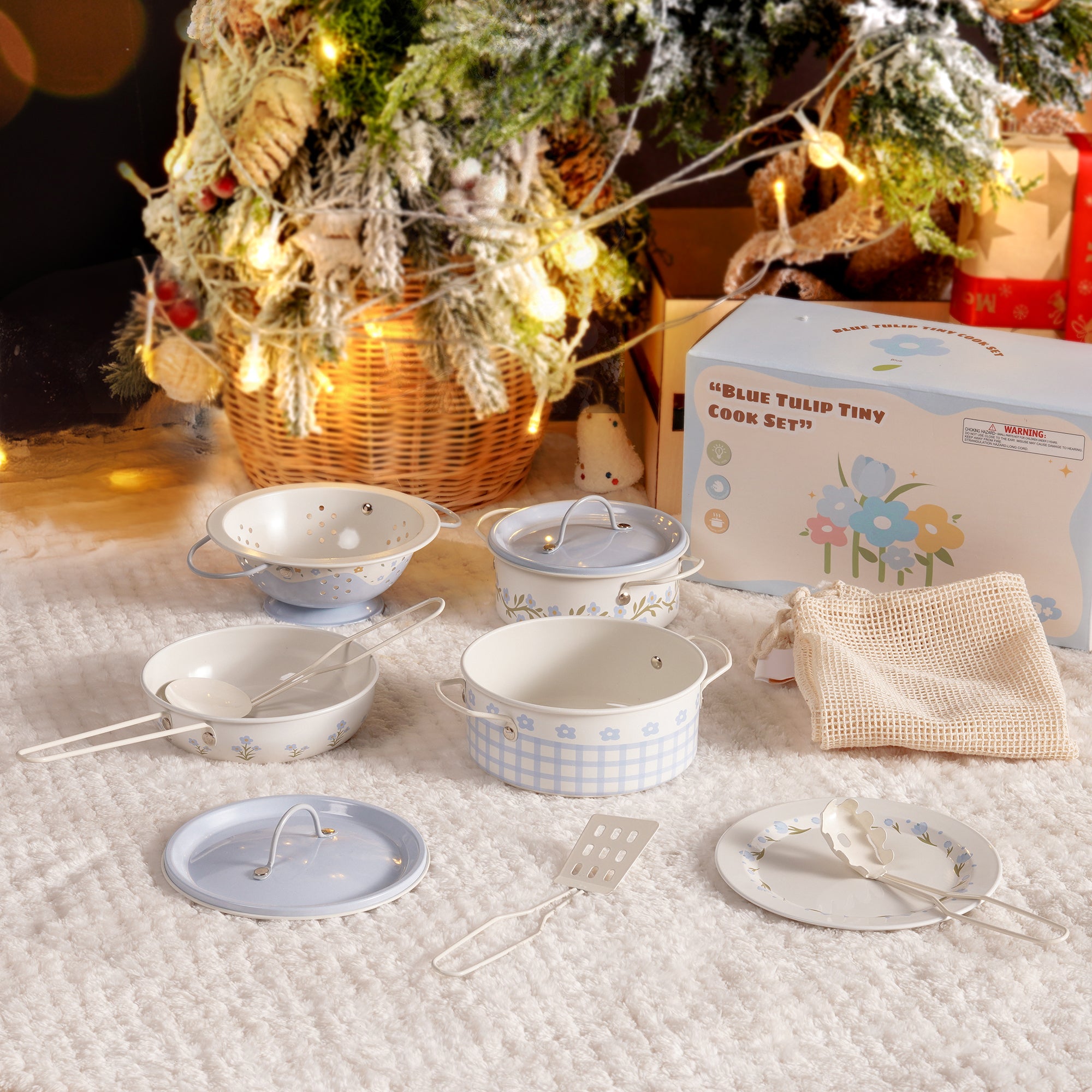 ROBUD Tinplate Pretend Cooking Utensils