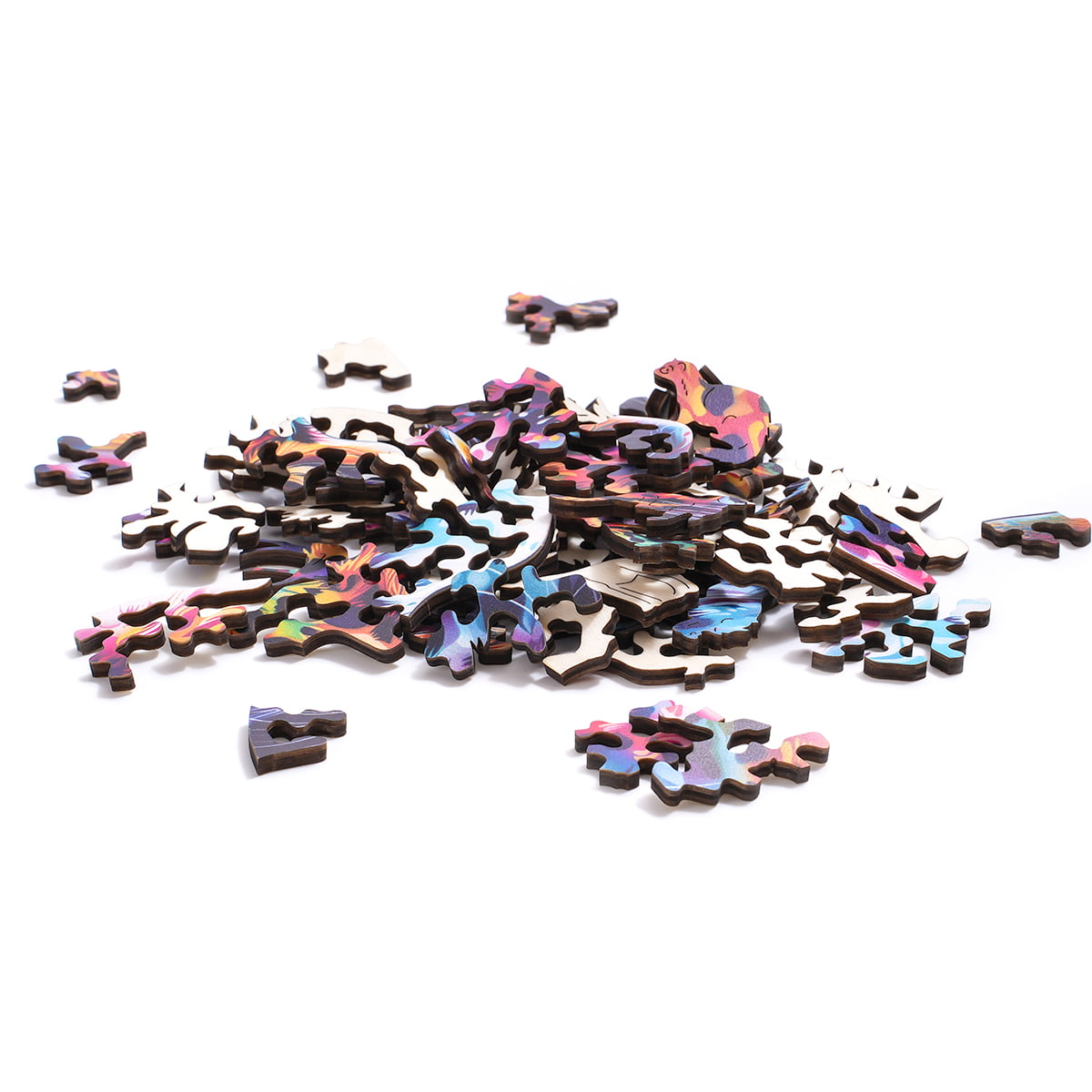 ROBOTIME Holzpuzzle „Fancy Leopard“