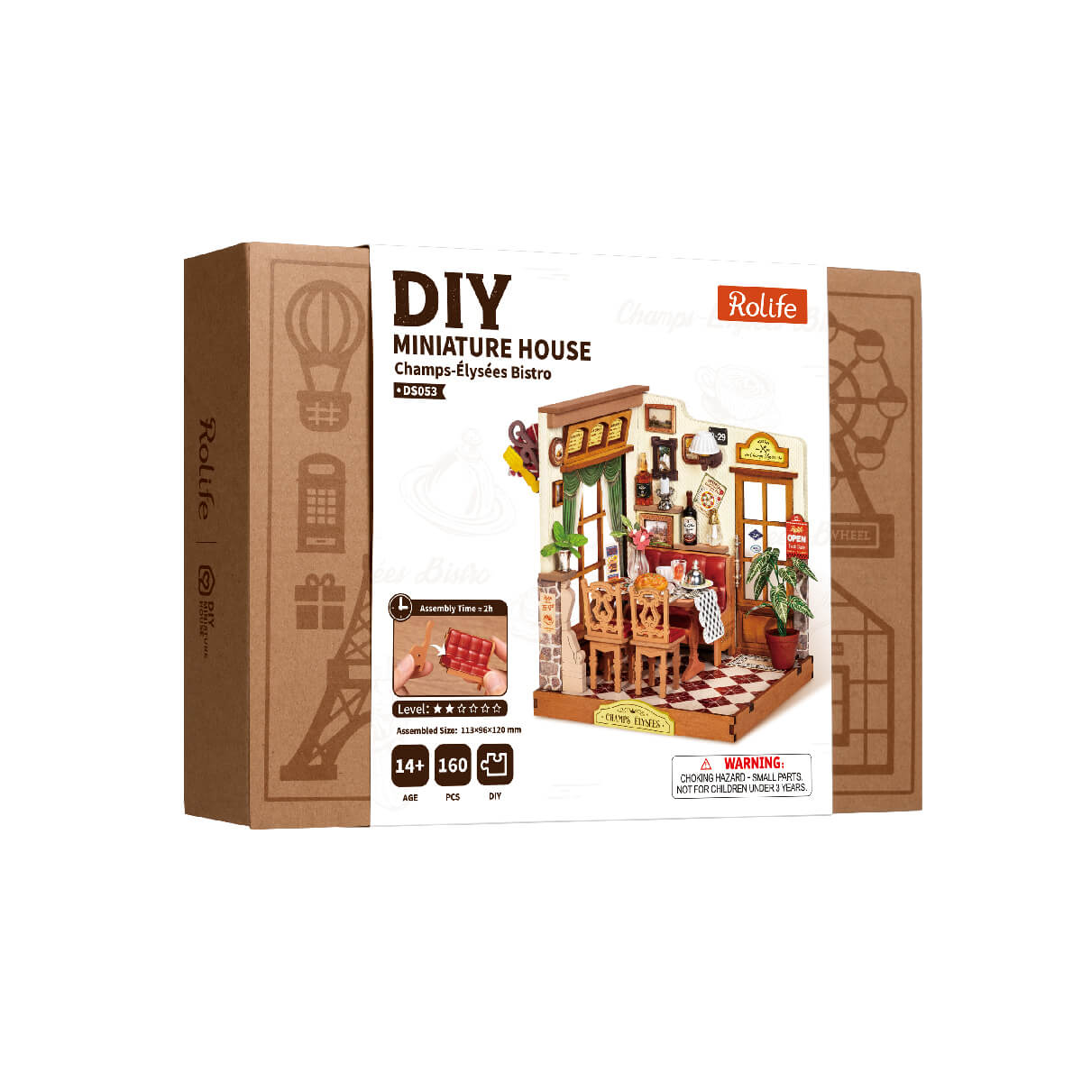 Rolife Champs-Élysées Bistro DIY Miniature House DS053