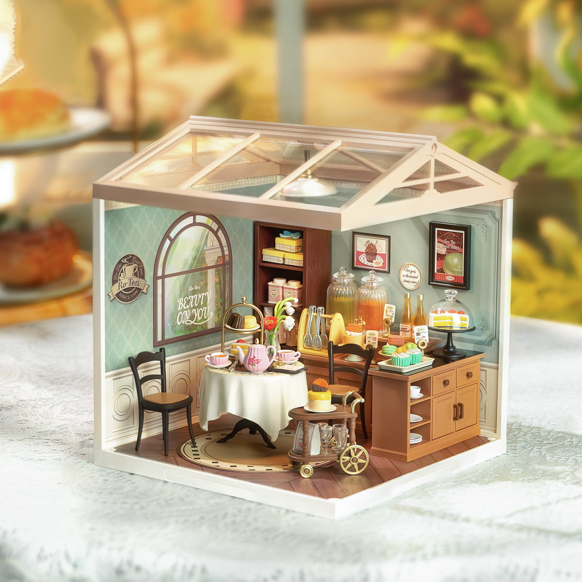 Rolife DIY Miniaturhaus-Set DW010 + DW011 + DW012