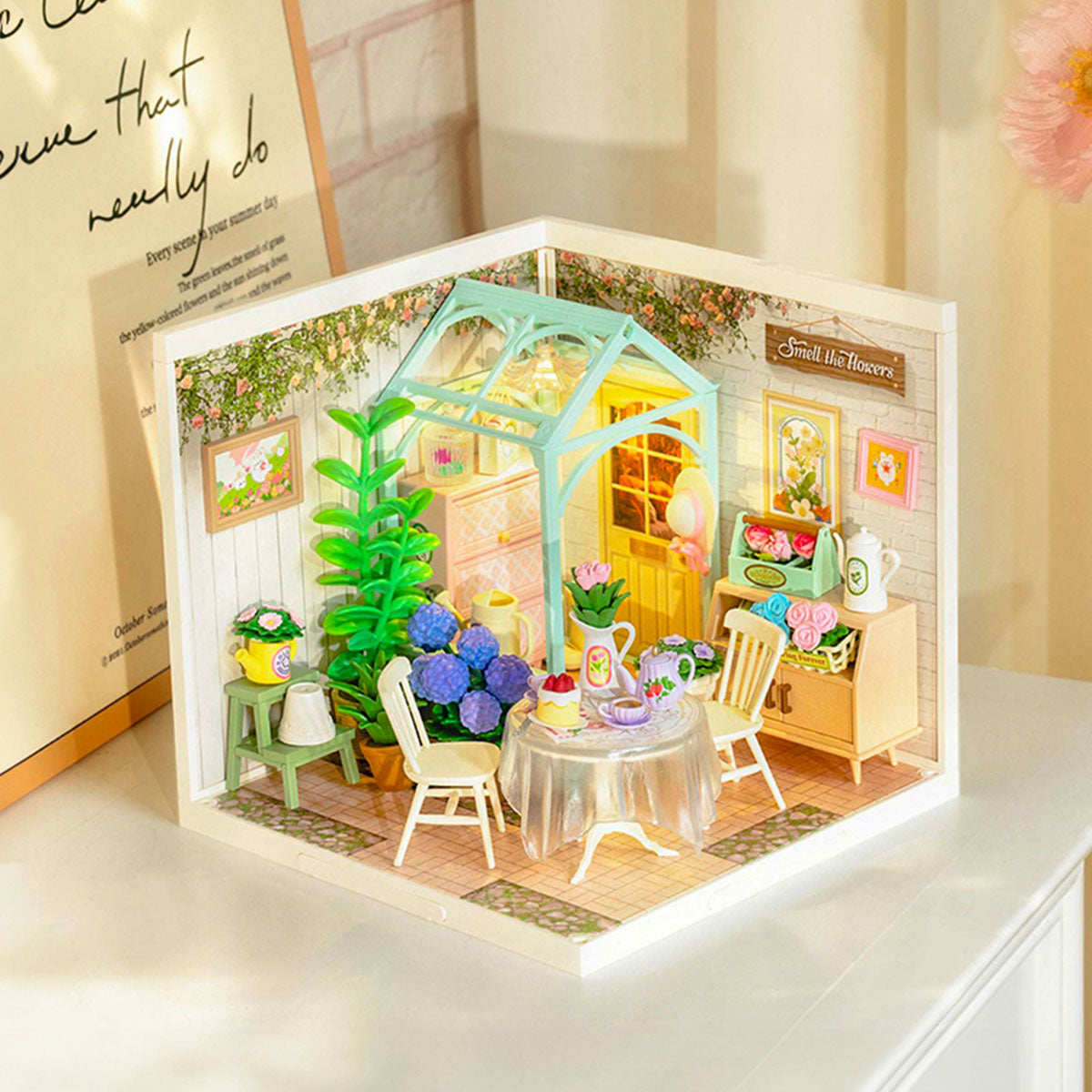 Rolife Blooming Tea Garden DIY Miniature House DW013B