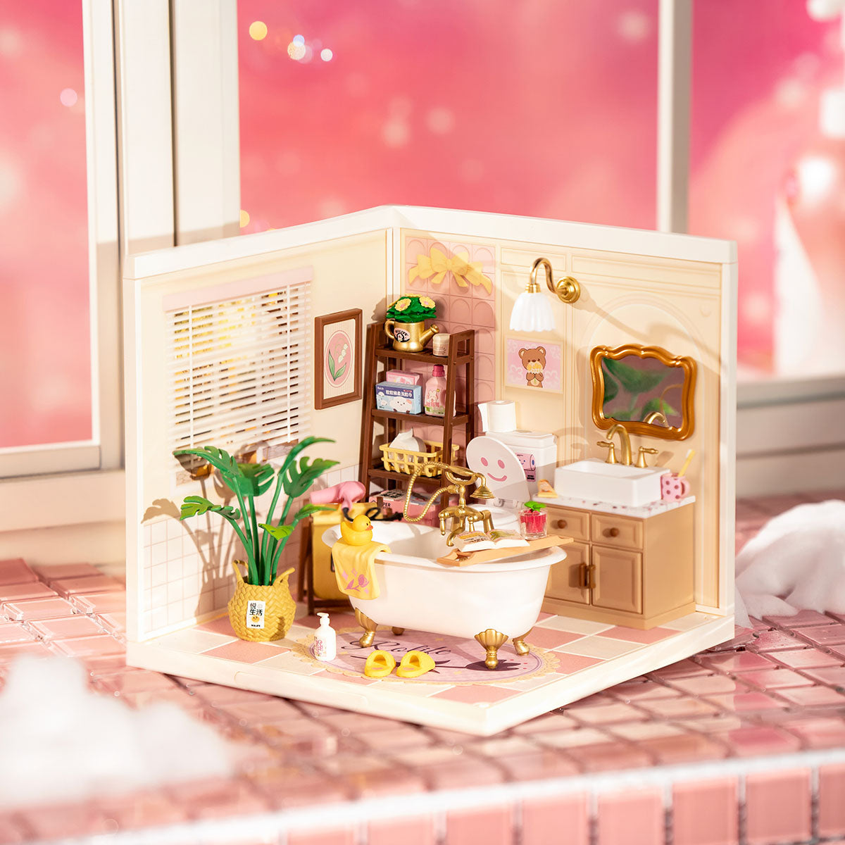 Rolife Pop Bubble Bathroom DIY Miniature House DW014B