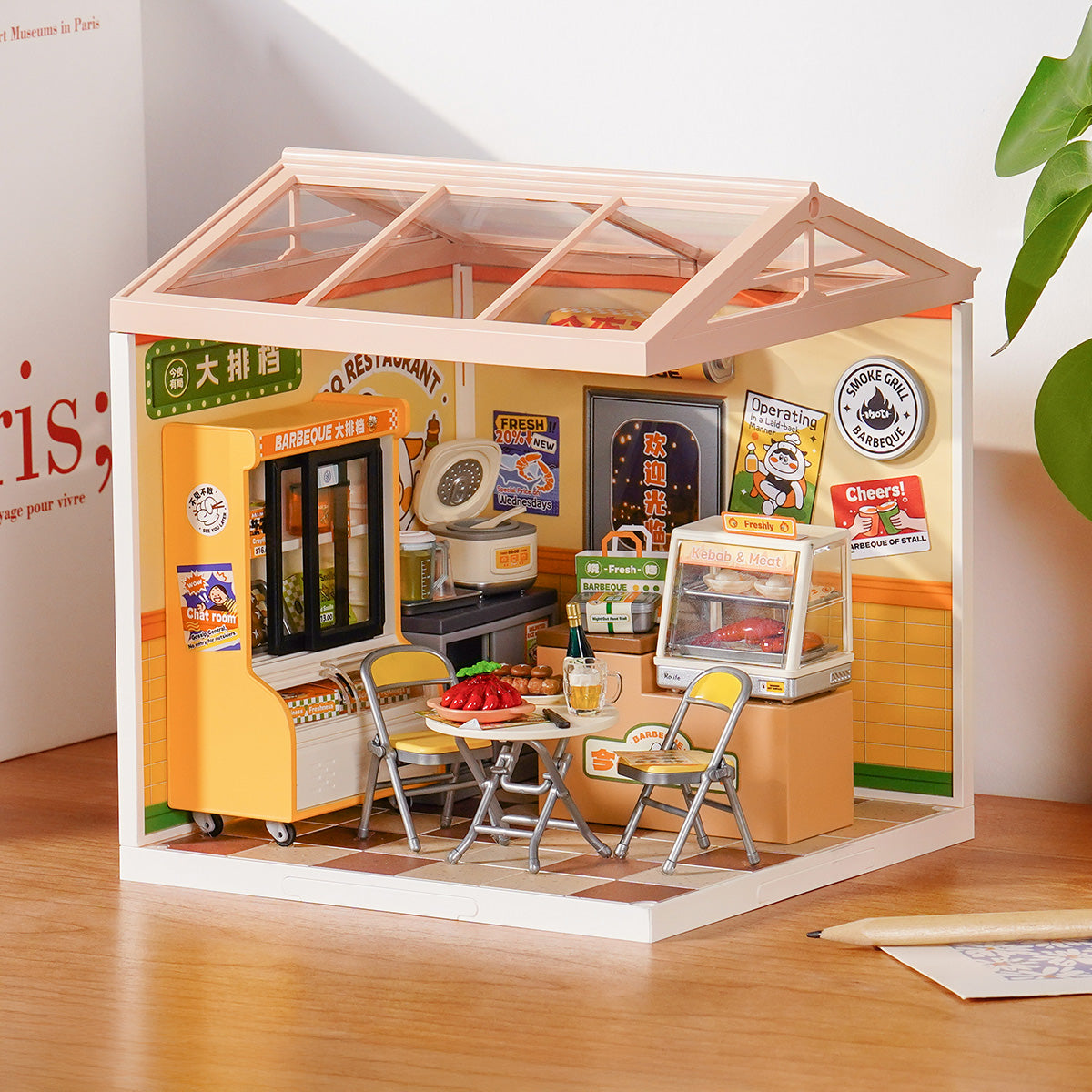 Rolife Night Out Food Stall DIY Miniatuurhuis DW022