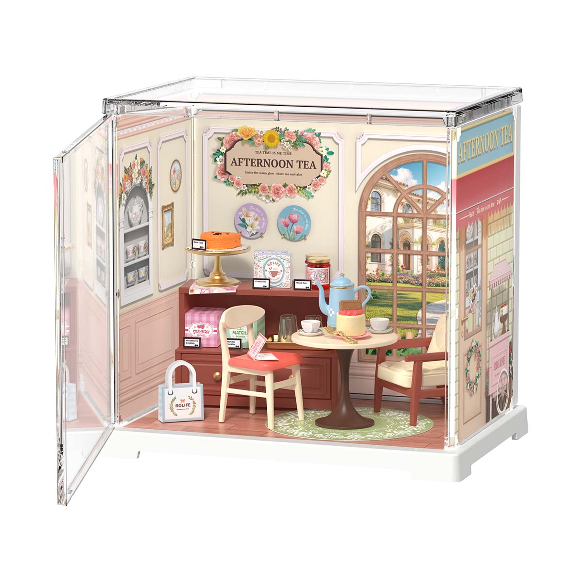 Rolife Honey Tea Lounge DIY Miniature House DWS02B