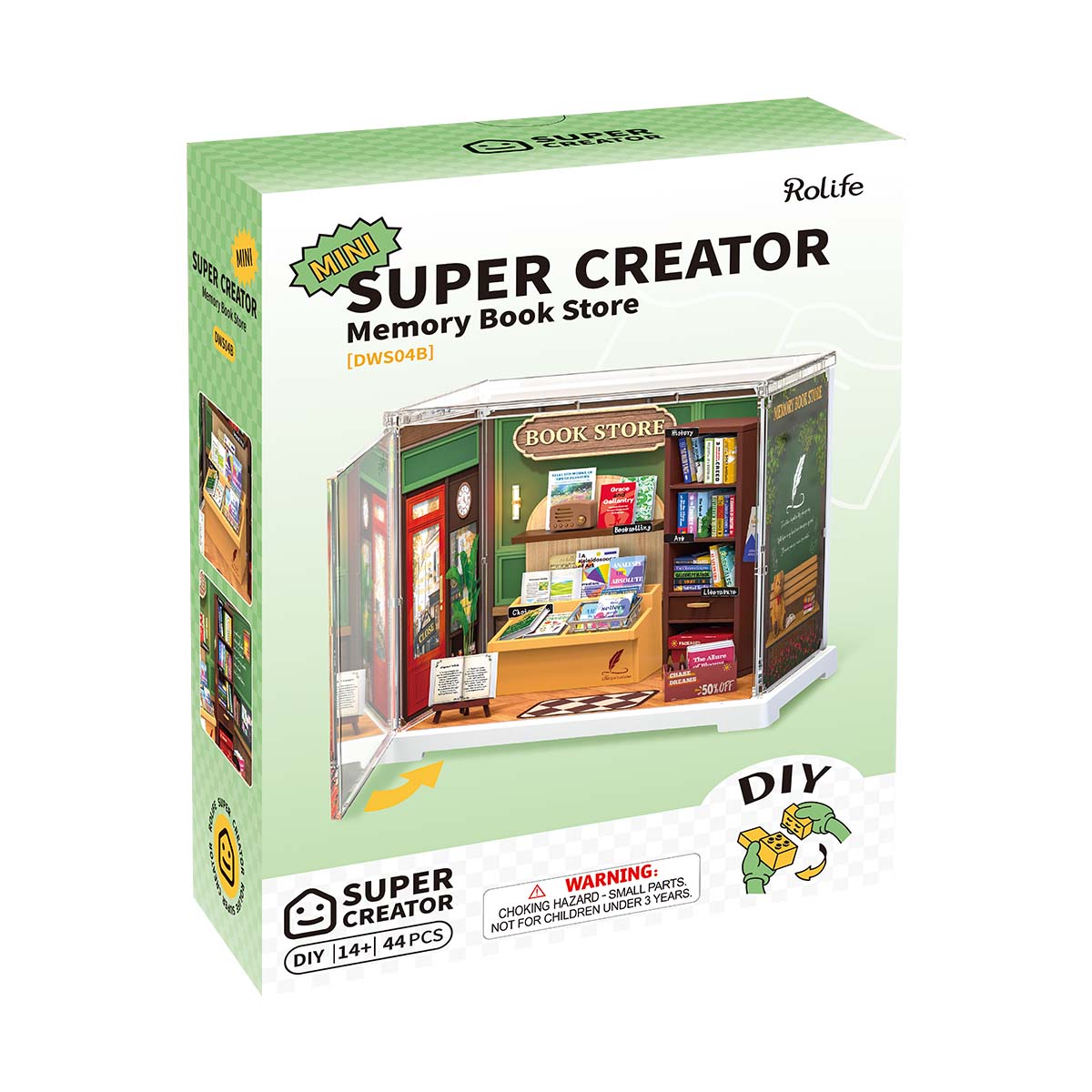 Rolife Memory Book Store DIY Miniature House DWS04B