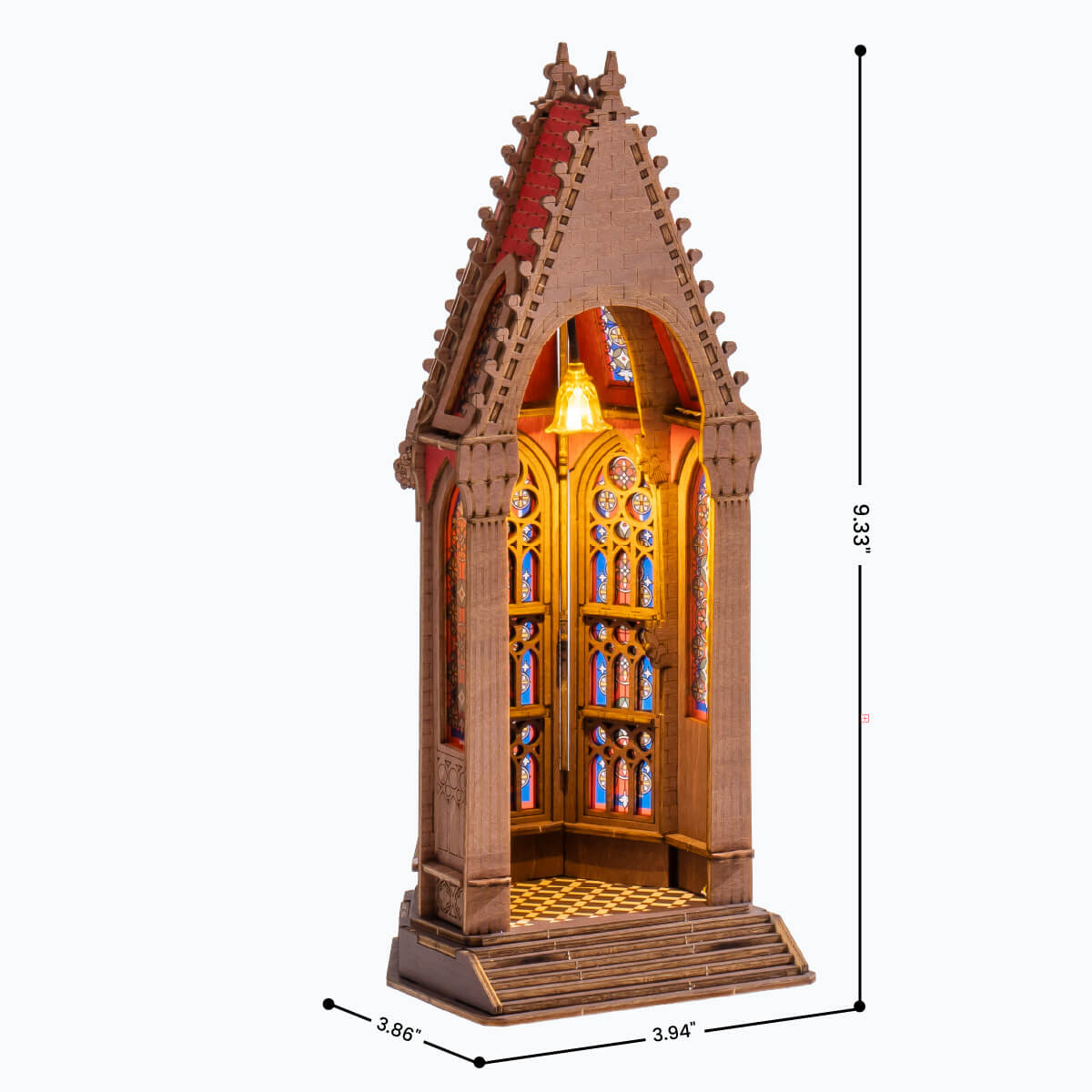 Puzzle 3D en Bois Cathédrale Géométrique Rolife TGA03