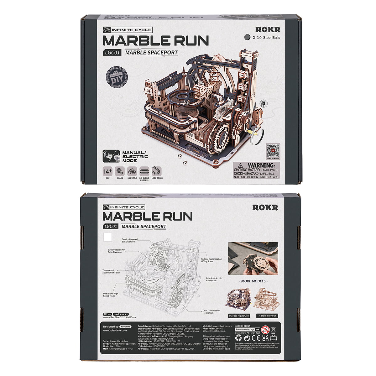 Rokr Marble Run Bundle LGA01 + LGC01 +LG01