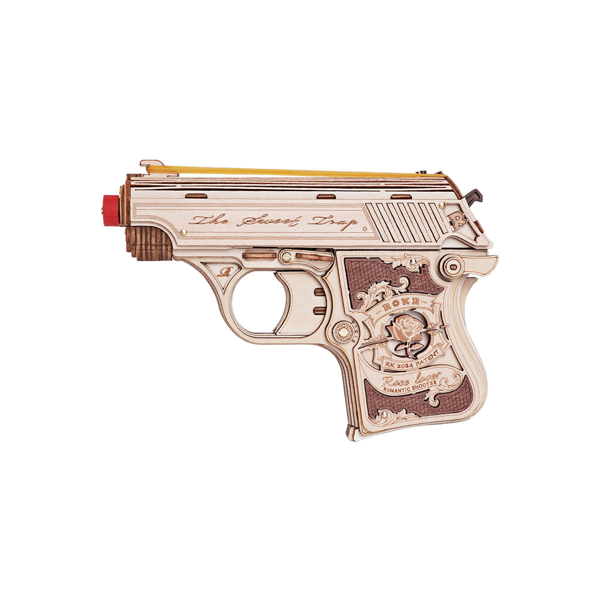 ROKR Mini Gun Speelgoed Houten 3D Puzzel LQ502