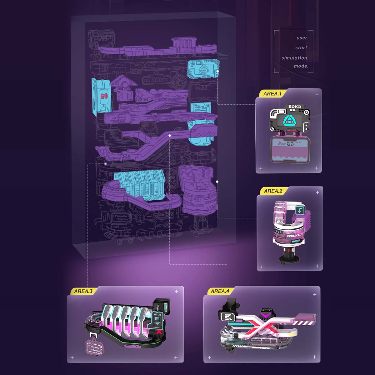 Rokr Parallel World Marble Run Bundle MR01S + MR02S