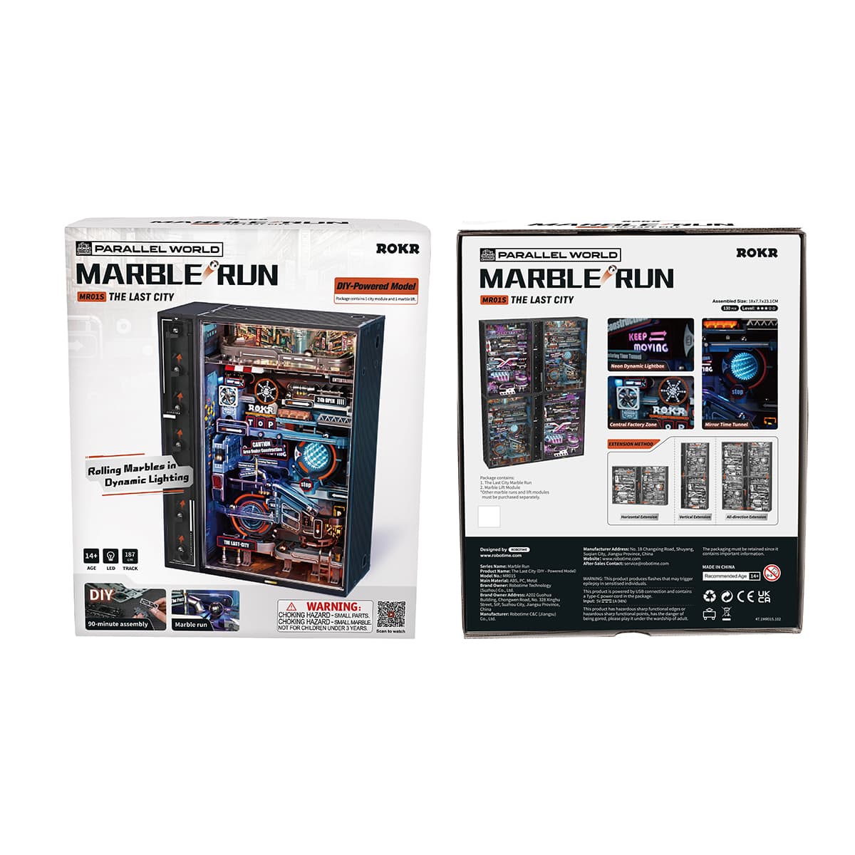 Rokr Parallel World Marble Run Bundle MR01S + MR02S