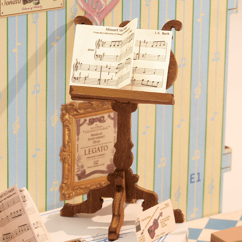 Rolife Melody Instrumentenladen DIY Miniaturhaus DS047