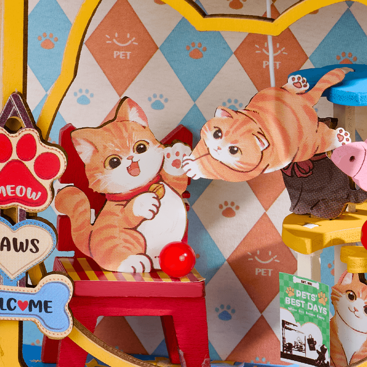 Rolife Pawfect Pet Shop DIY Miniaturhaus DS045