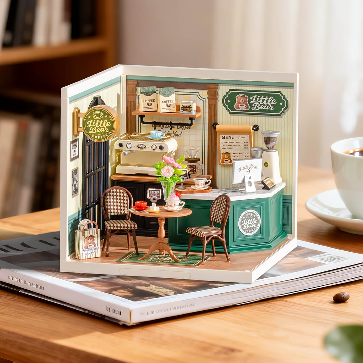 Miniature Maison DIY Rolife Perfect Romance Café DW028