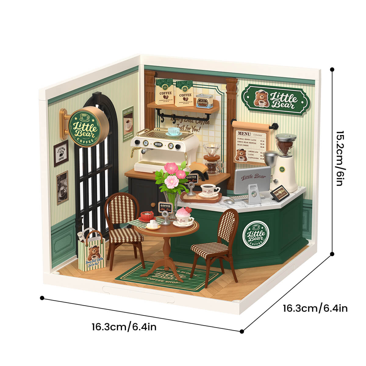 Miniature Maison DIY Rolife Perfect Romance Café DW028