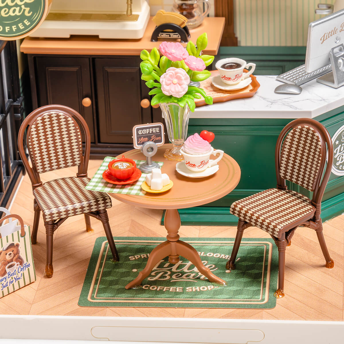 Miniature Maison DIY Rolife Perfect Romance Café DW028