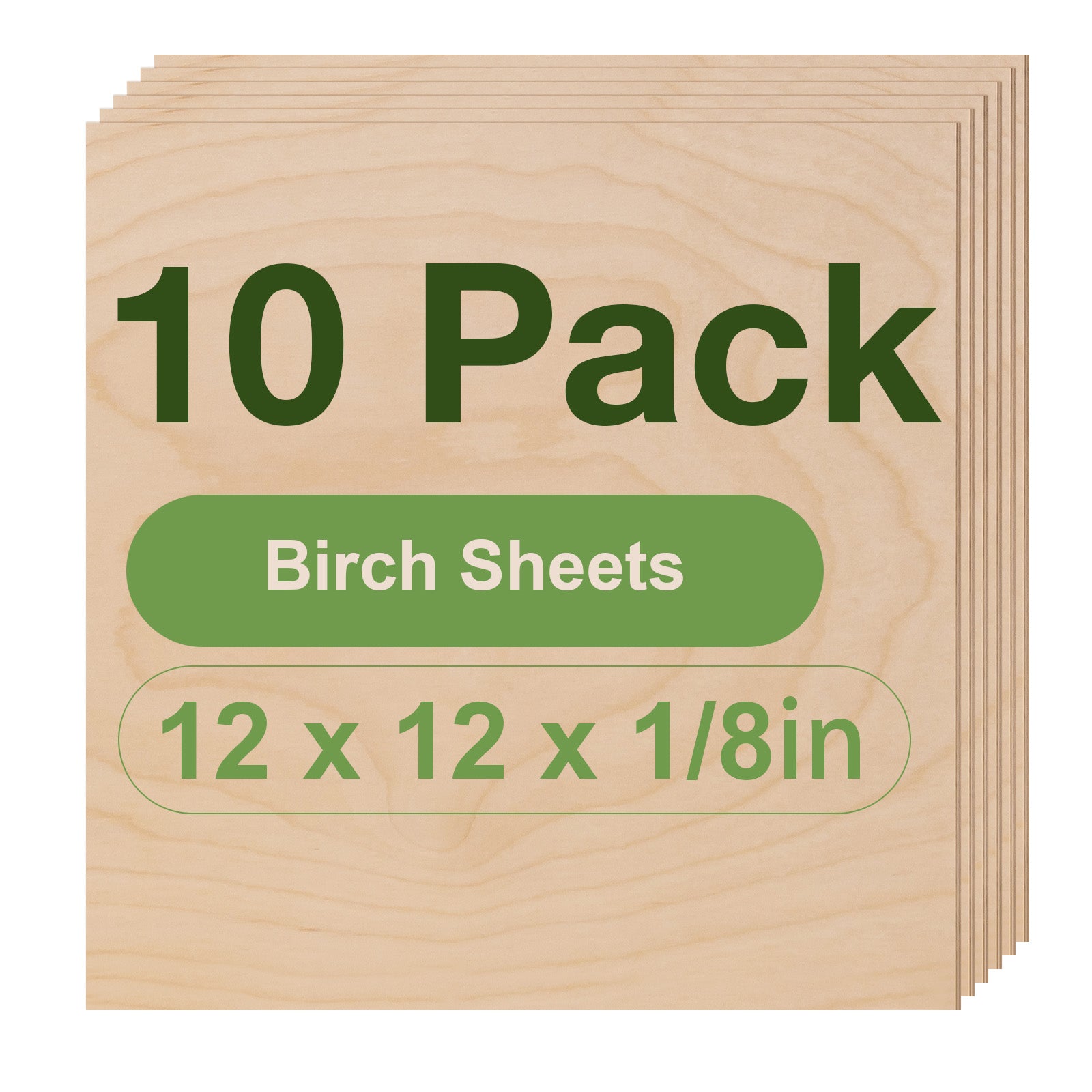 ROBOTIME Birch Plywood Sheets for Laser Cutting