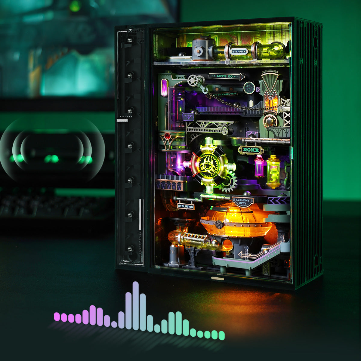 ROKR Alchemy City Marble Run Puzzle mécanique 3D MR04S