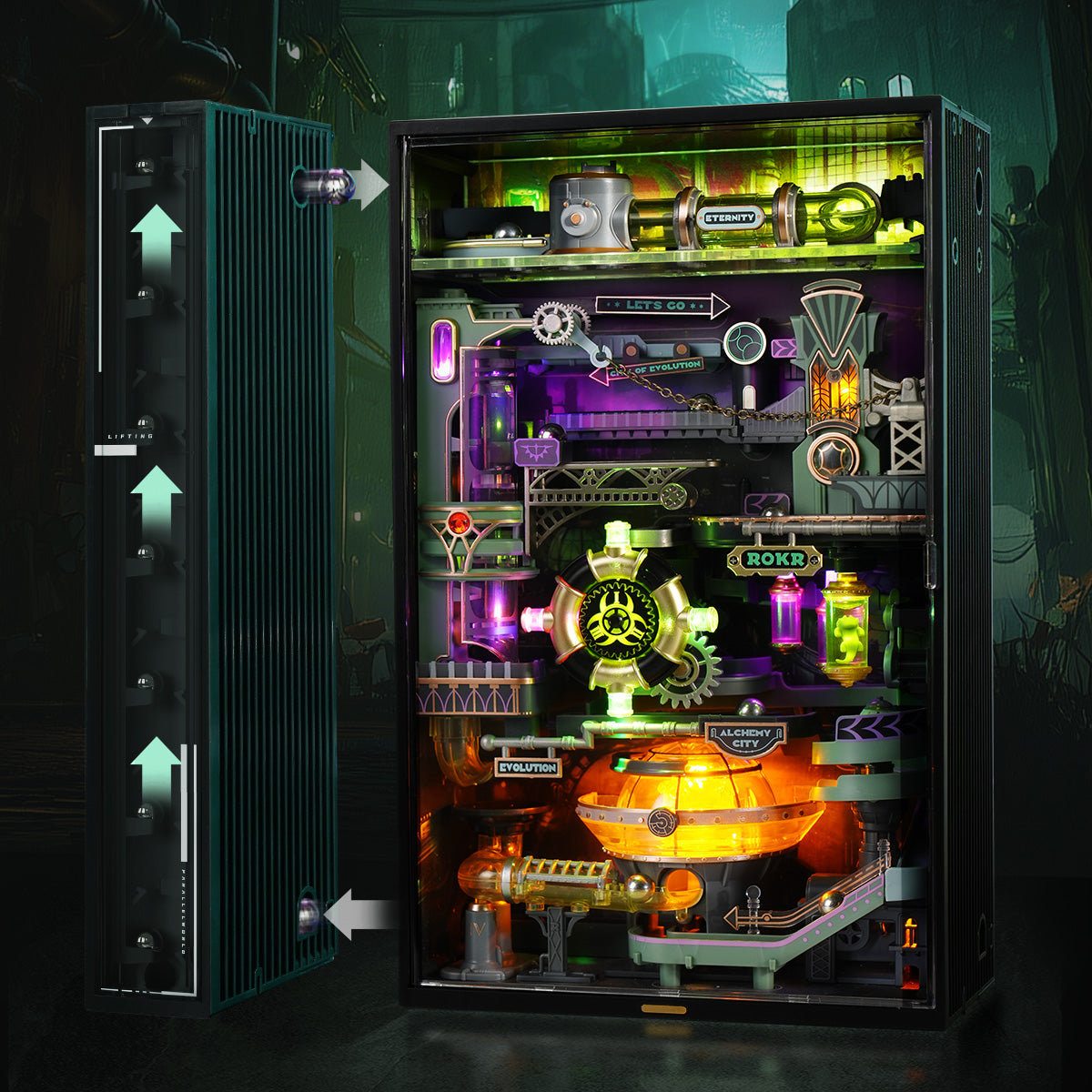 ROKR Alchemy City Marble Run Puzzle mécanique 3D MR04S