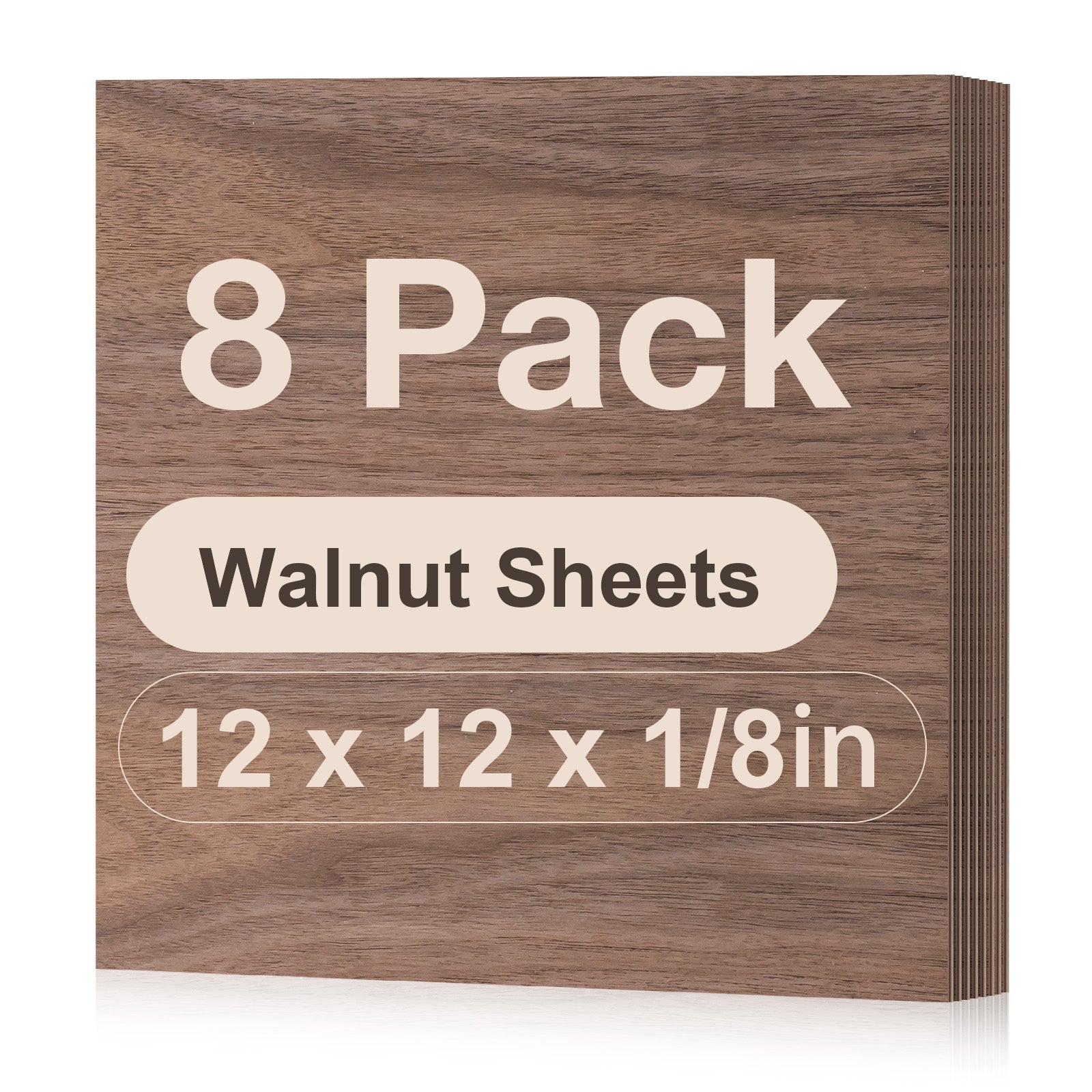 ROBOTIME Basswood & Walnut Plywood Sheets for Laser Cutting