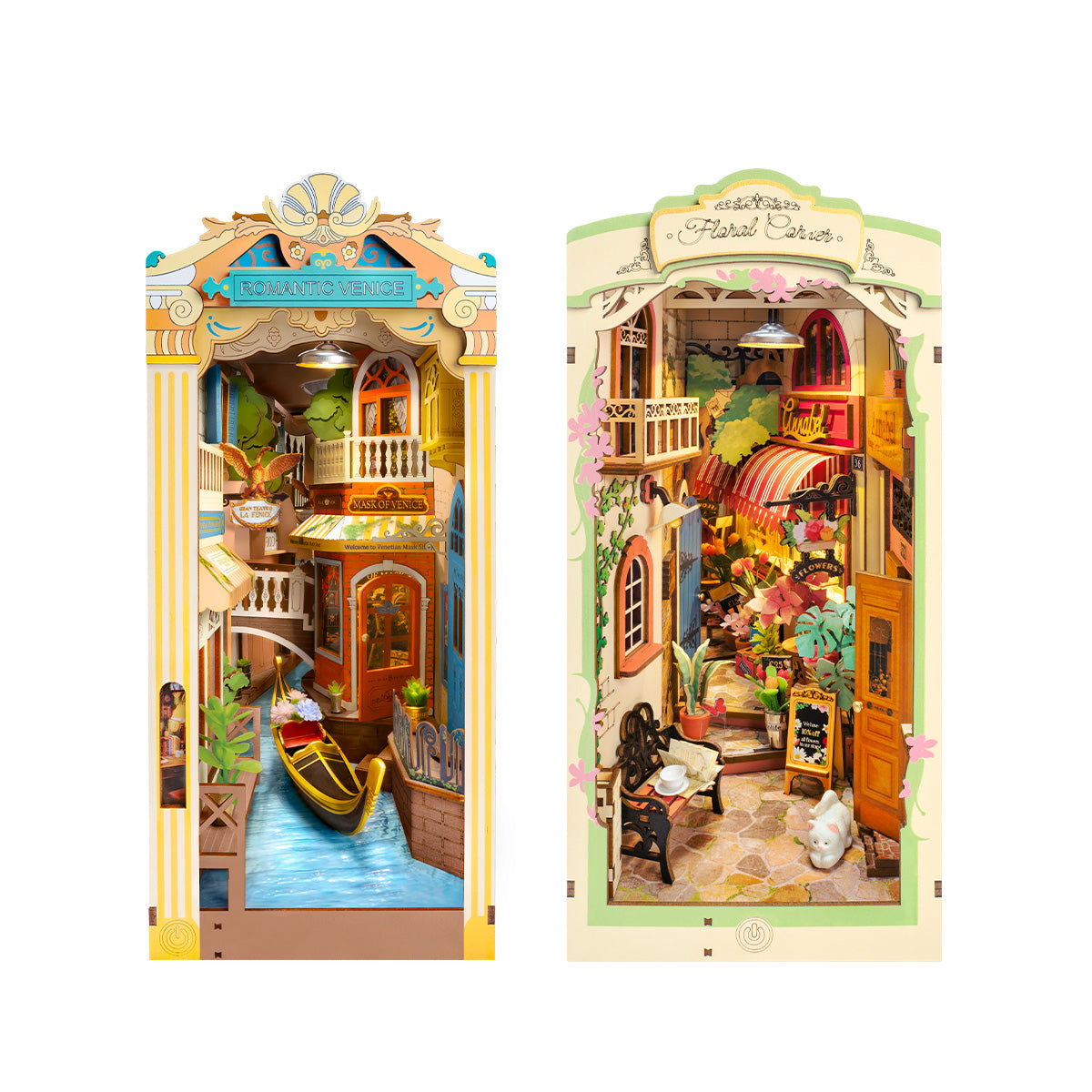 Rolife DIY Book Nook Shelf Bundle TGB08 + TGB09