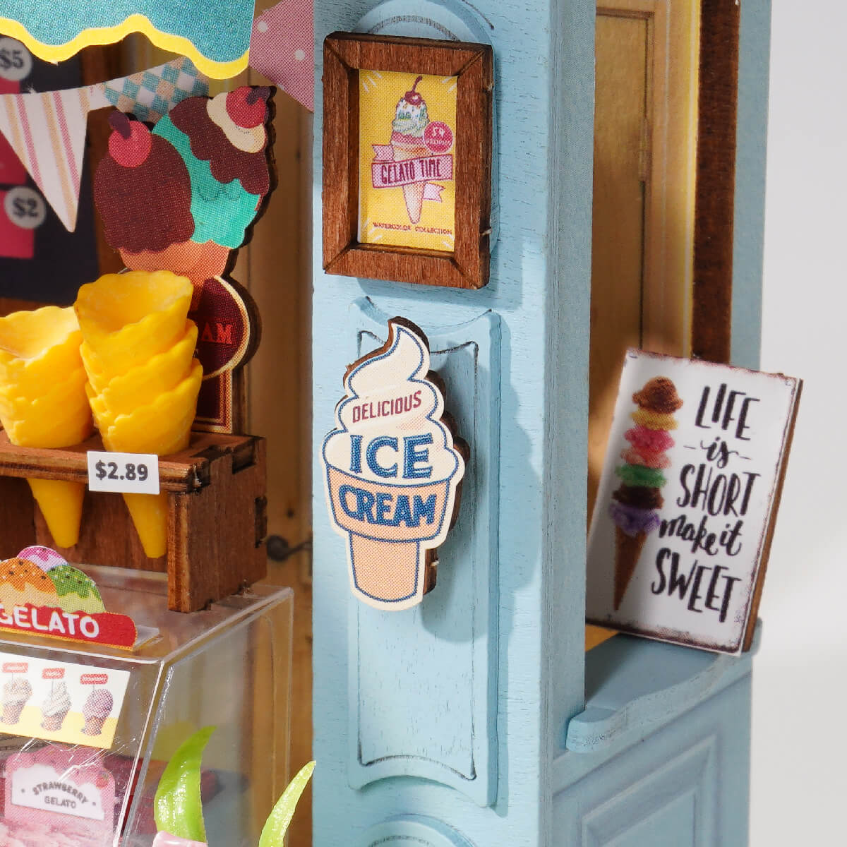 Rolife Gelato Stall DIY Miniature House DS052