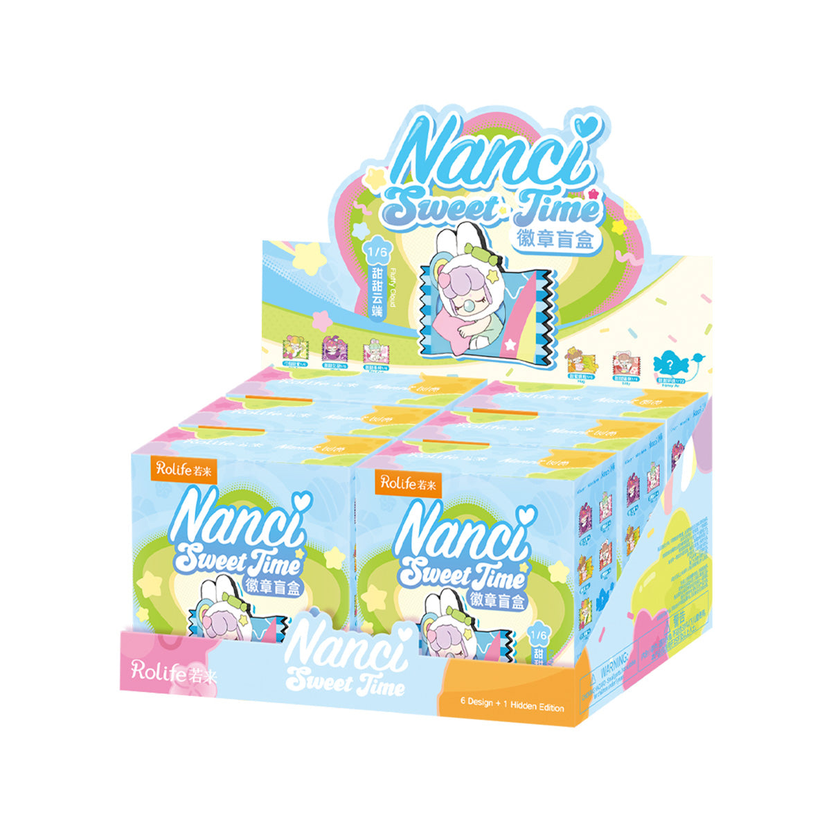 Rolife Nanci Sweet Time Badge Blind Box PNG10