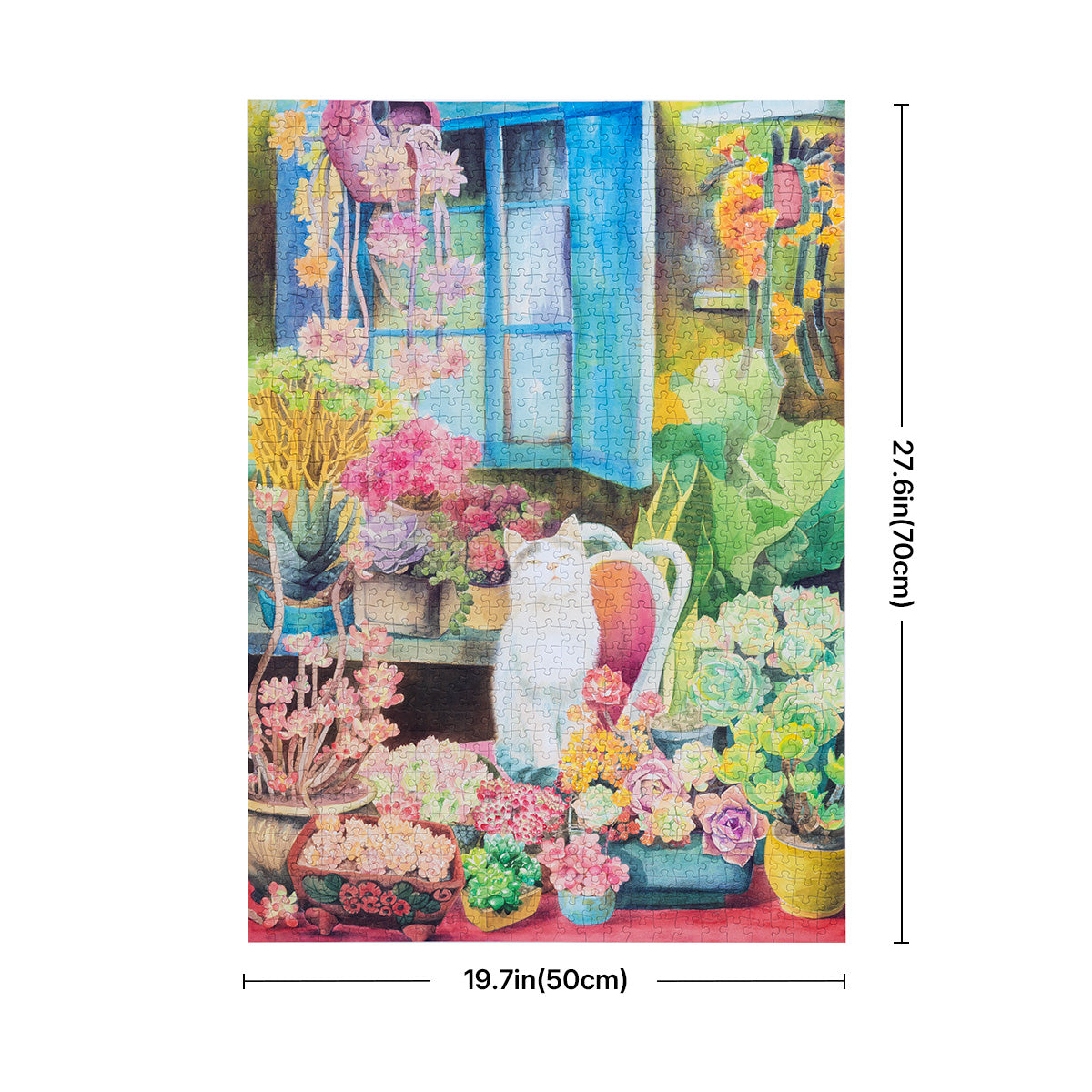 Puzzle 1000 pièces Rowood Cat's Plant Yard PT012