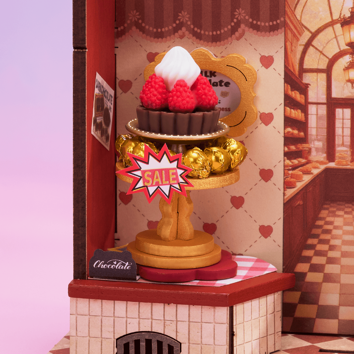 Rolife Sweet Chocolate Shop DIY Miniature House DS046