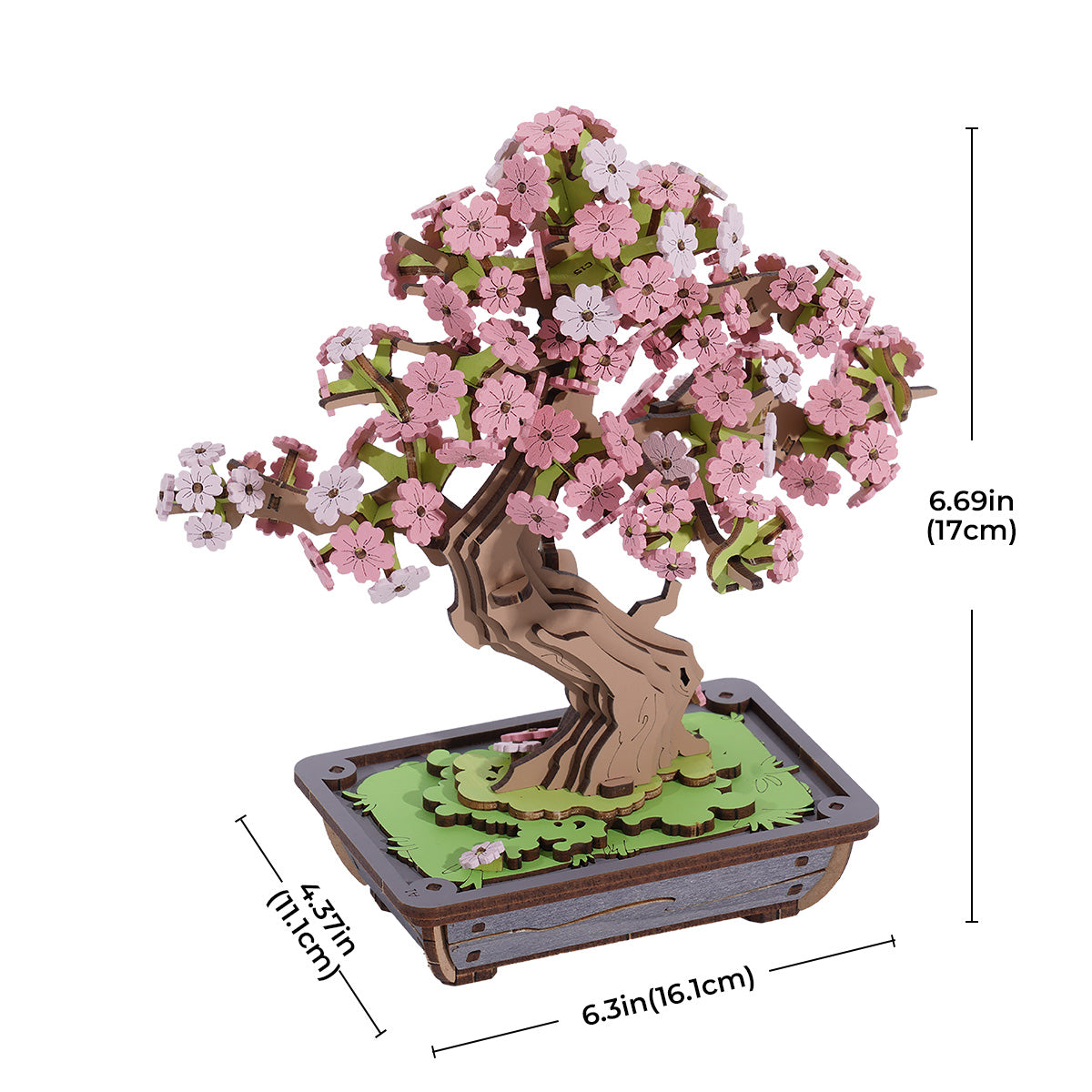 Rolife Sakura Bonsai DIY Holz 3D Puzzle TG415