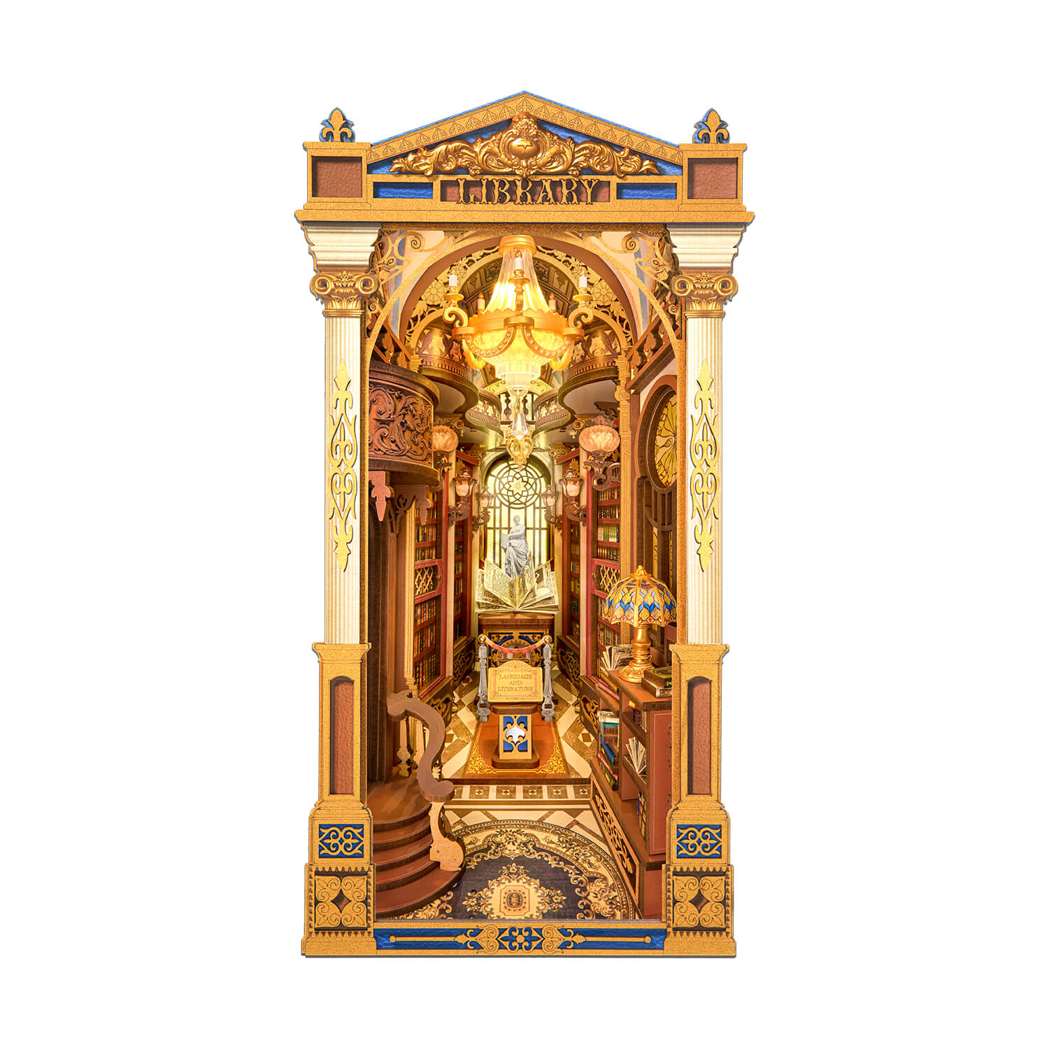 Rolife Library of Wonders DIY Book Nook TGB16