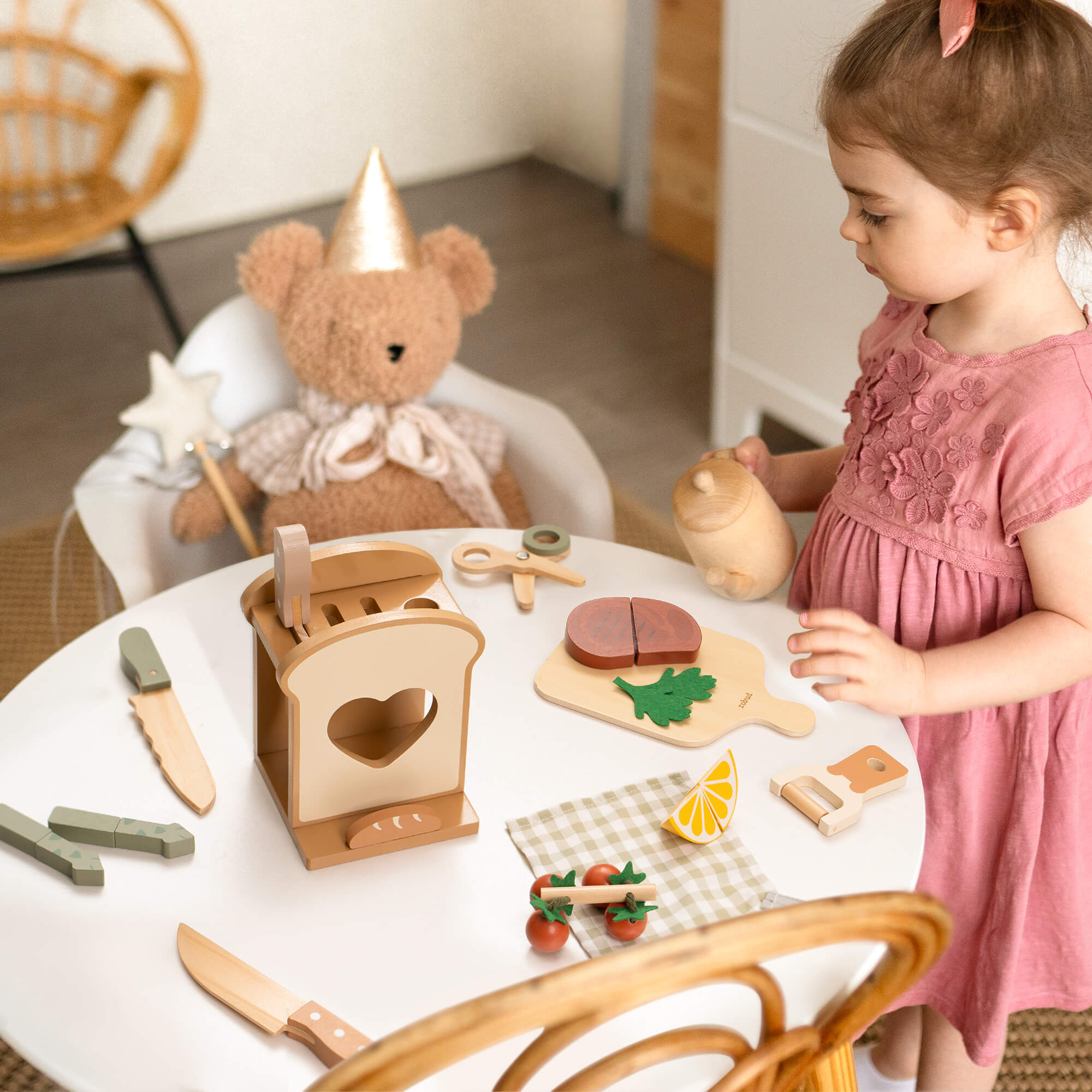 ROBUD Wooden Knife Set 16pcs