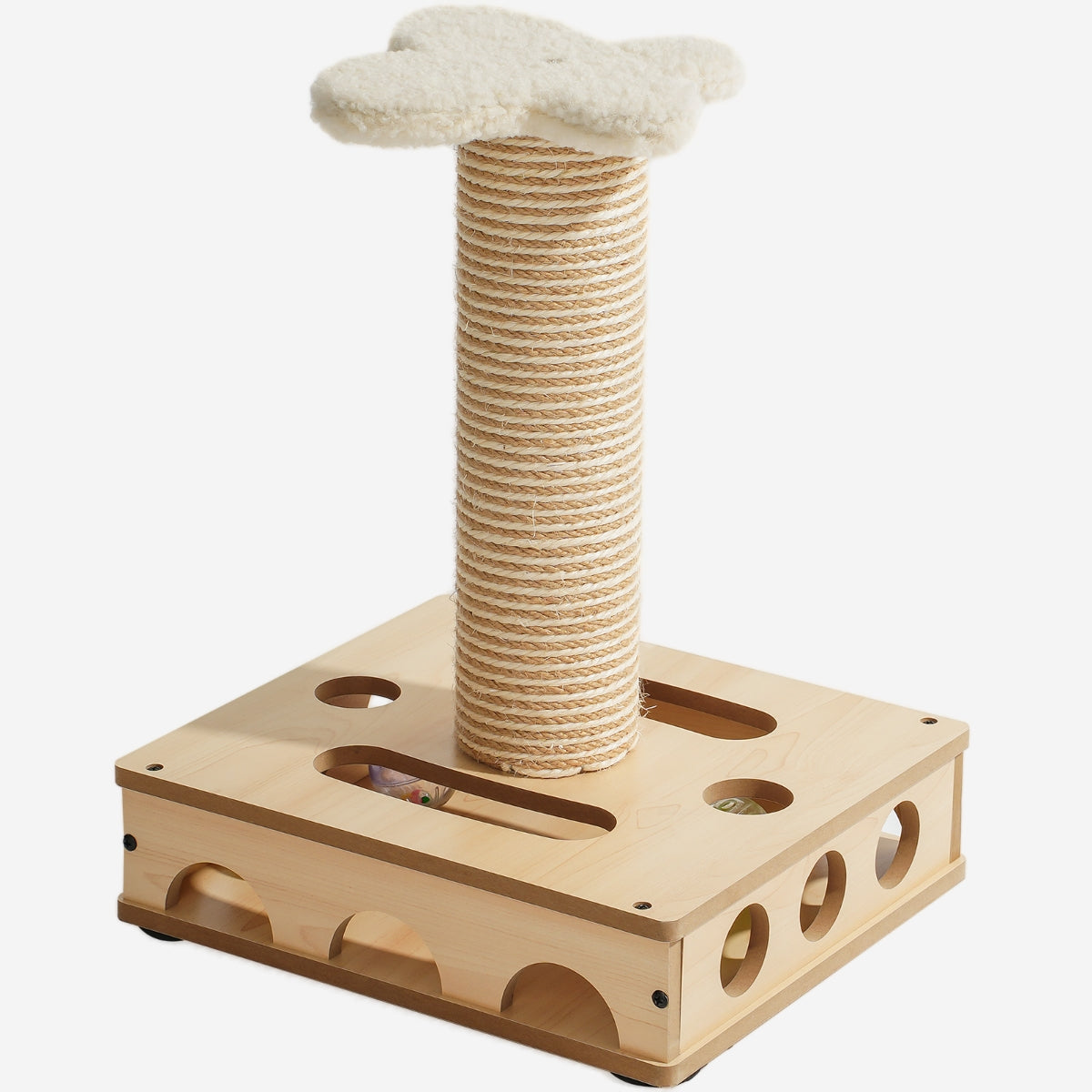 Curated visual reference: Visual Reference: Mewoofun Hide And Seek Cat Scratching Post