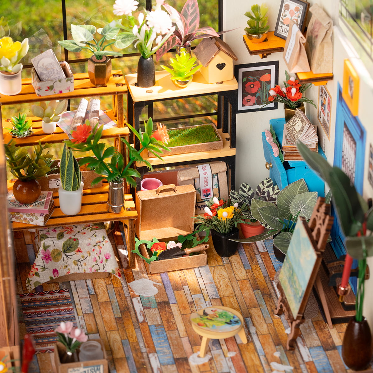 Maison miniature à faire soi-même Rolife Cathy's Flower House DG104