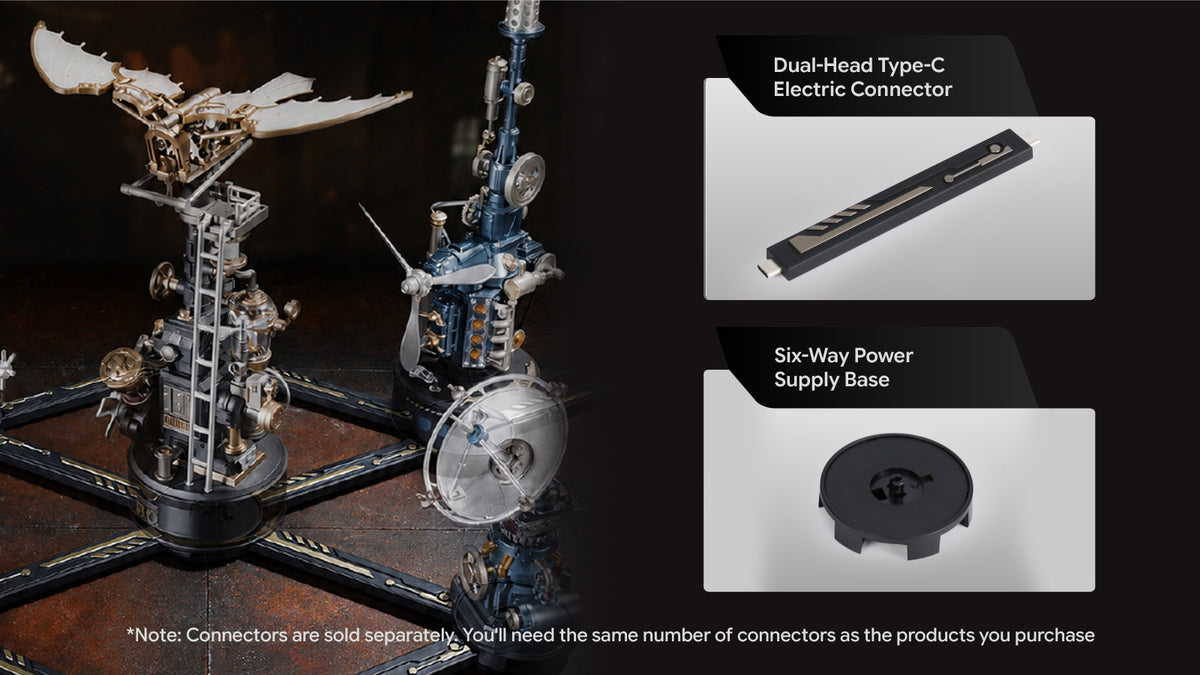 ROKR Beacon Tower Mechanical 3D Puzzle CGL04 shop the look image, SKU CGL04