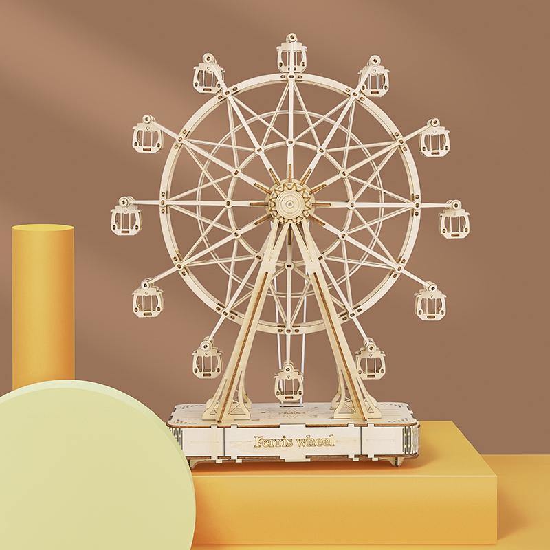 Rolife Riesenrad Spieluhr 3D Holzpuzzle TGN01