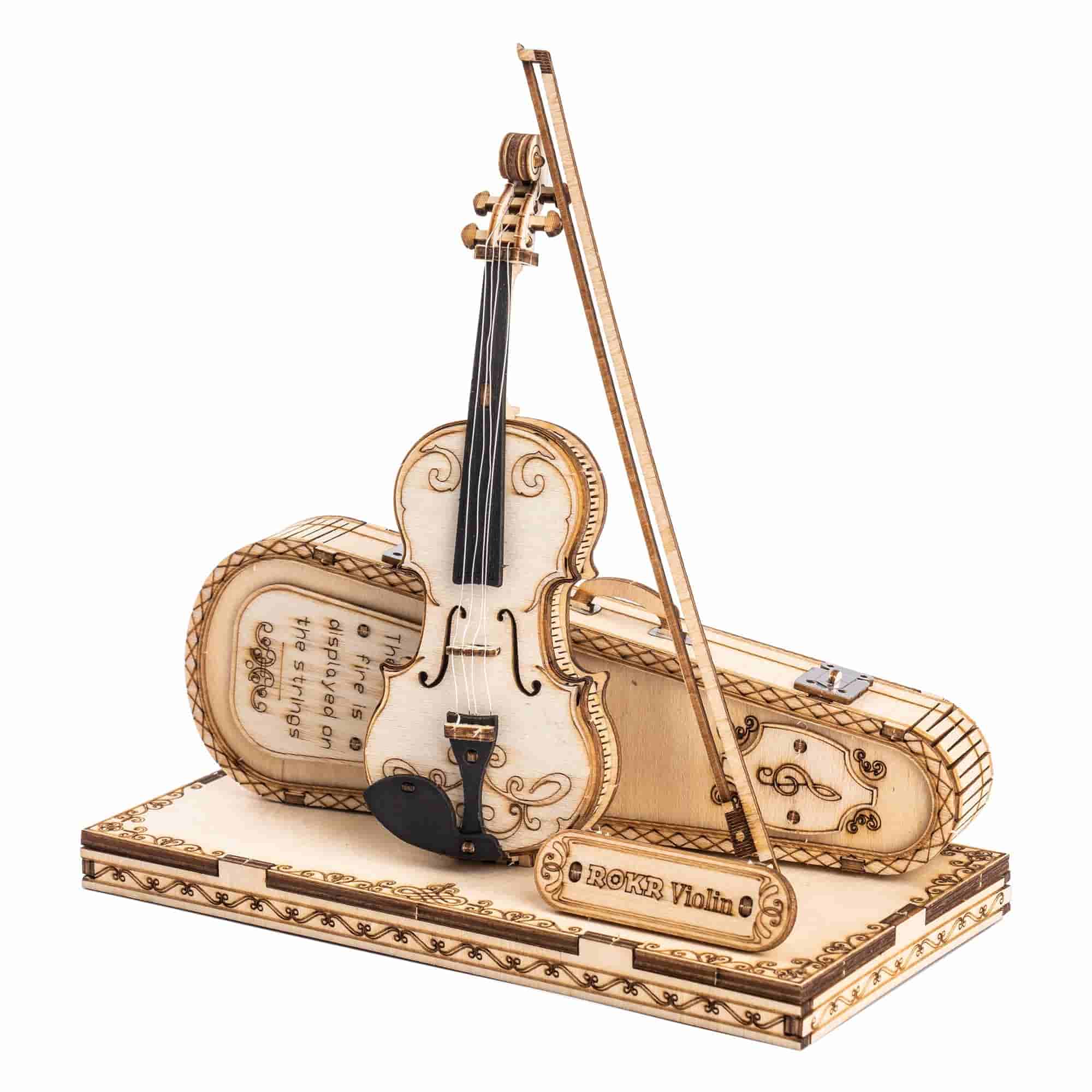 ROKR Violon Capriccio Modèle 3D Puzzle en bois TG604K