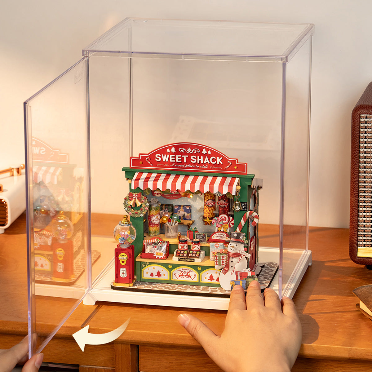 Vitrine transparente Rolife, format portrait M DF05L