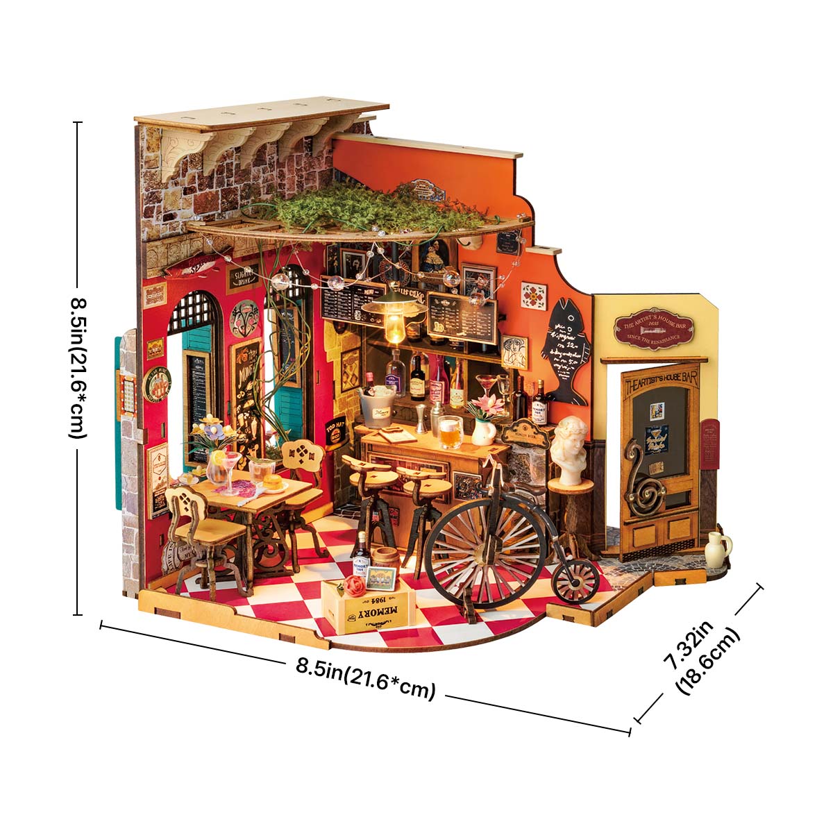 Rolife Cheers Bar & Dining DIY Miniature House DG173