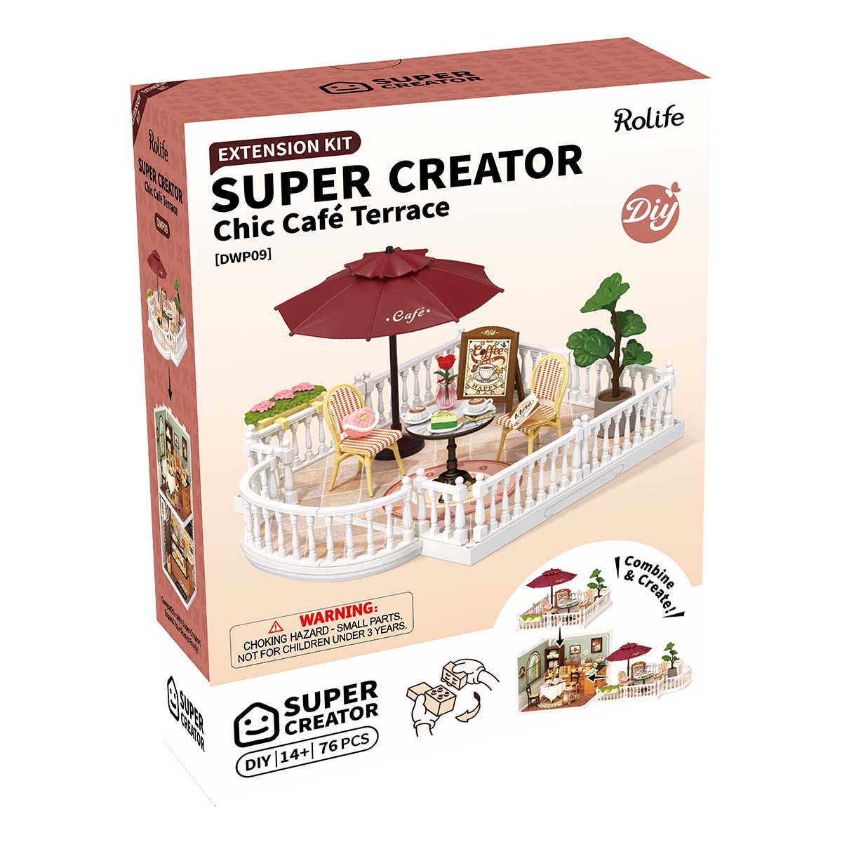 Rolife Super Creator Serie – 15-in-1-Miniaturhaus zum Selberbauen