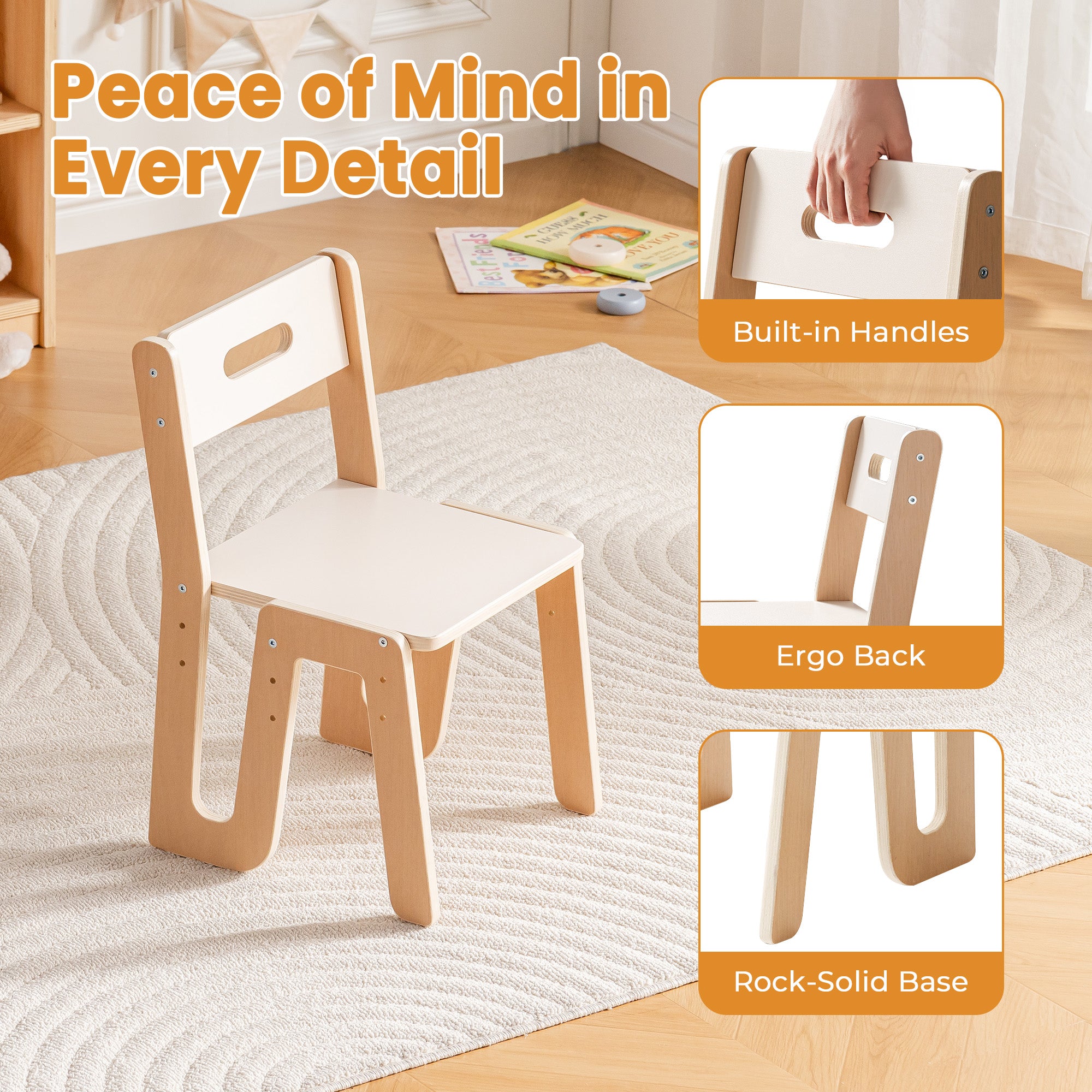 ROBUD Kids Chair and Table Set