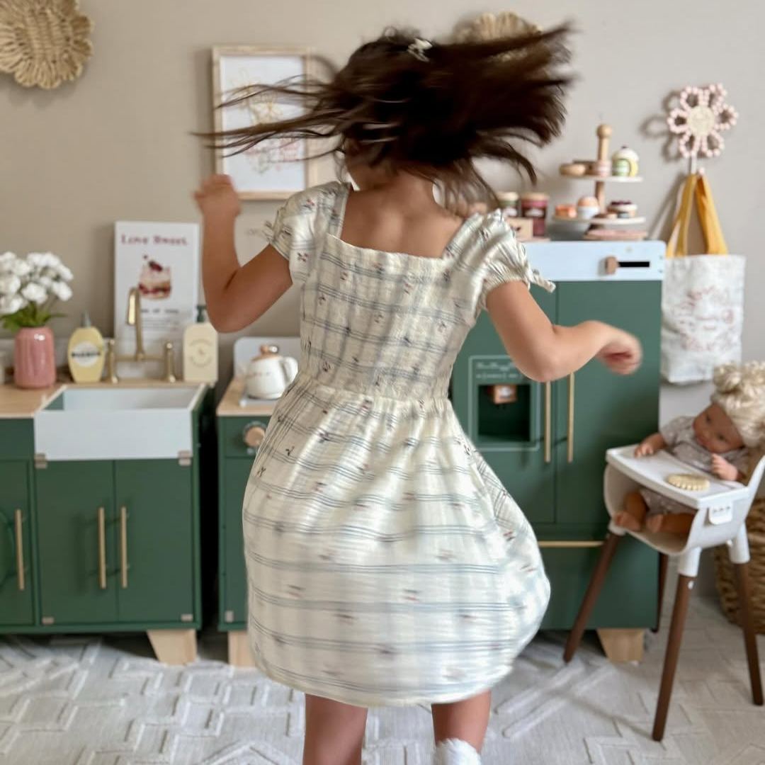 ROBUD Wooden Kids Kitchen Playset Series - Vintage Green