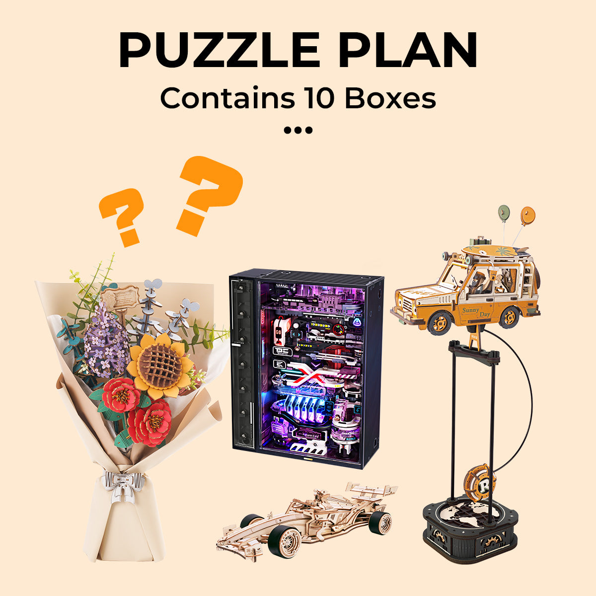 Robotime Subscription Box - Puzzle Plan