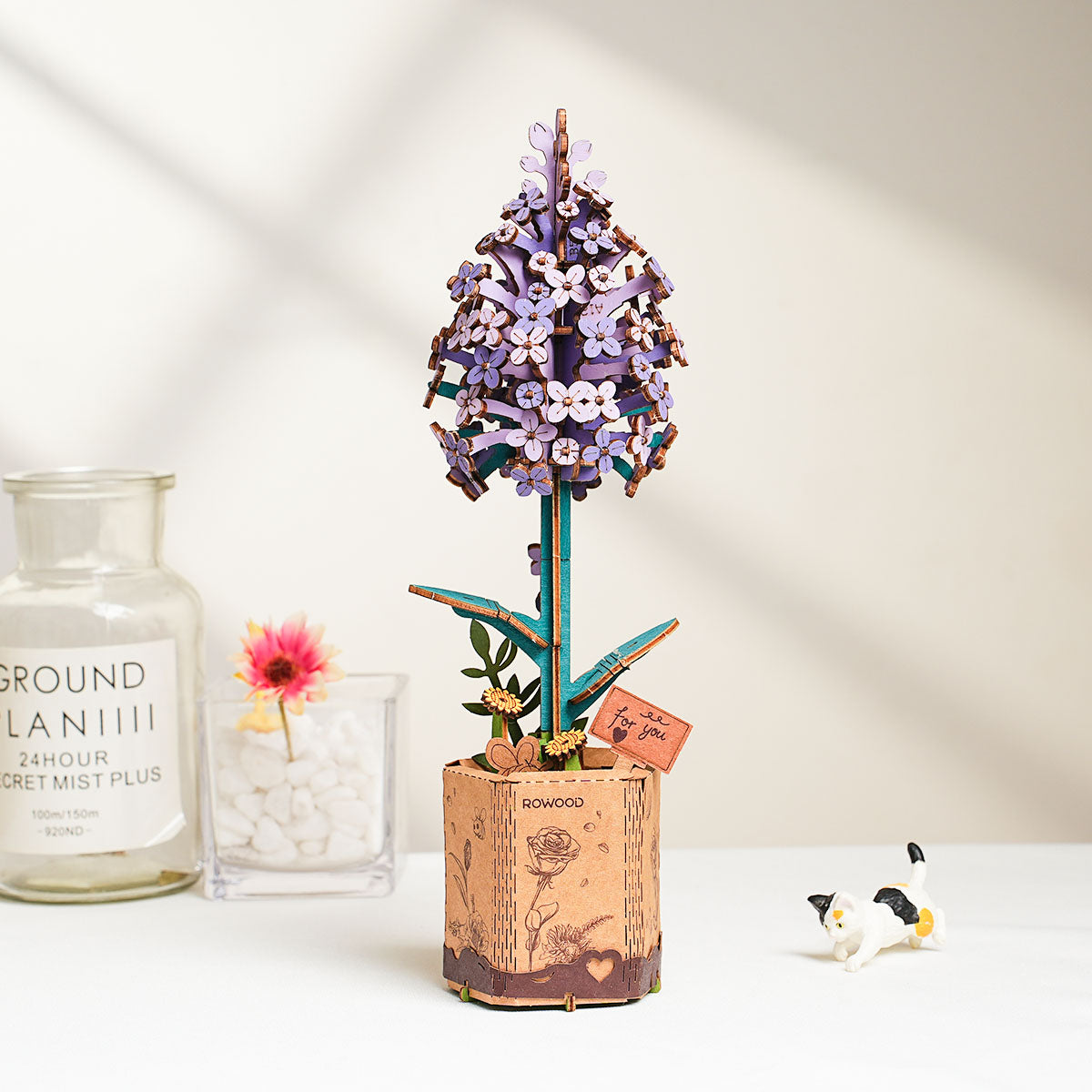 Rowood Lilac DIY Wooden Flower TW021