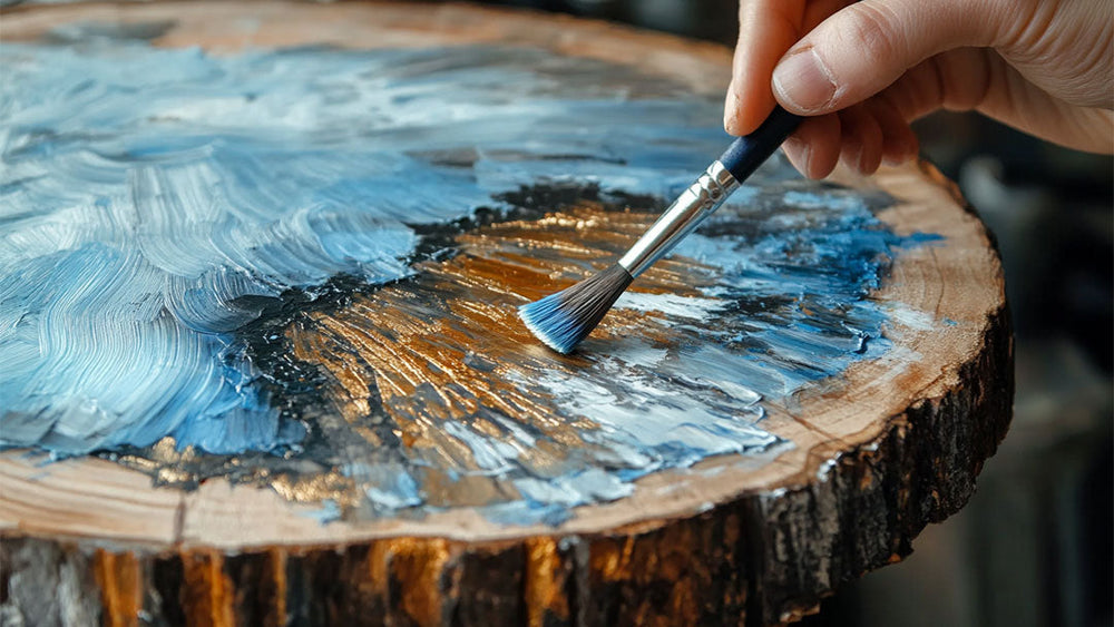 Hält Acrylfarbe Auf Holz