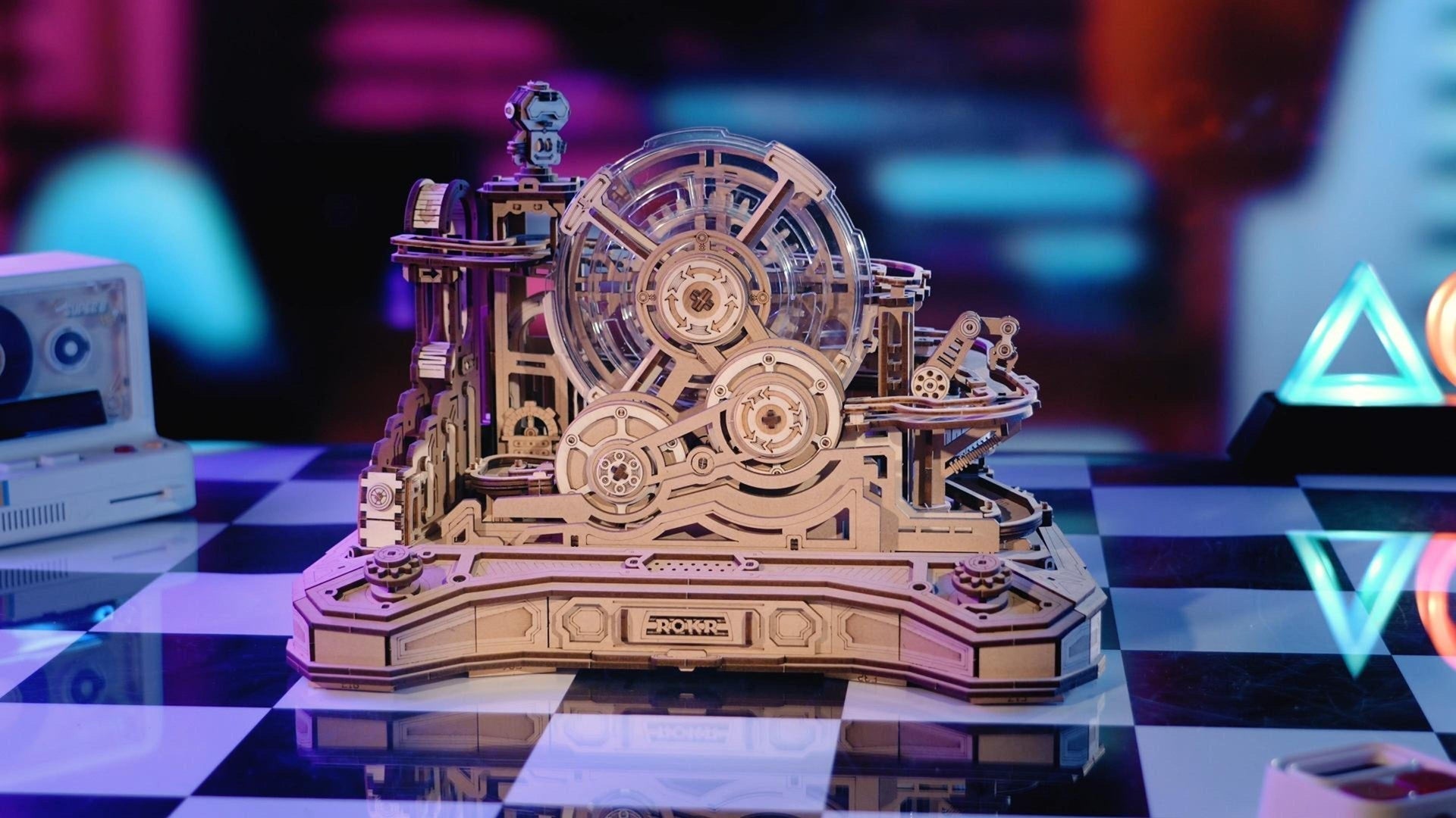 Introducing the Gear Ball Challenge Marble Run EGC01 | Robotime