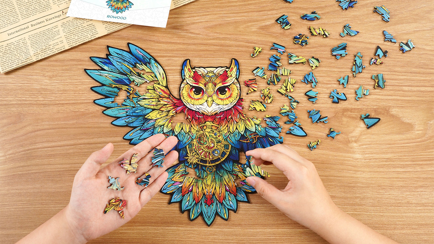 Assembling a jigsaw puzzle